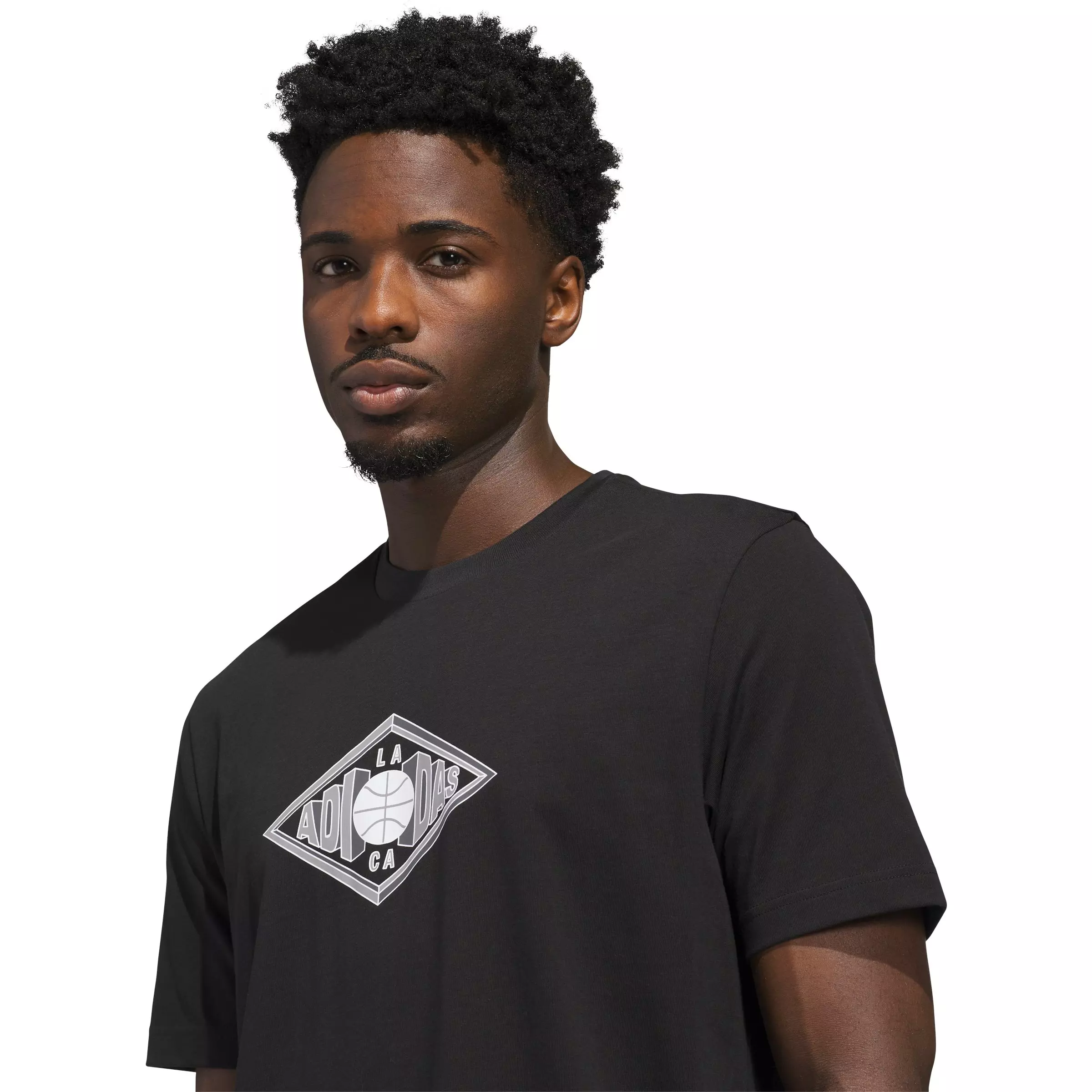 adidas Men's LA Vibes Graphic T-Shirt - Black - BLACK