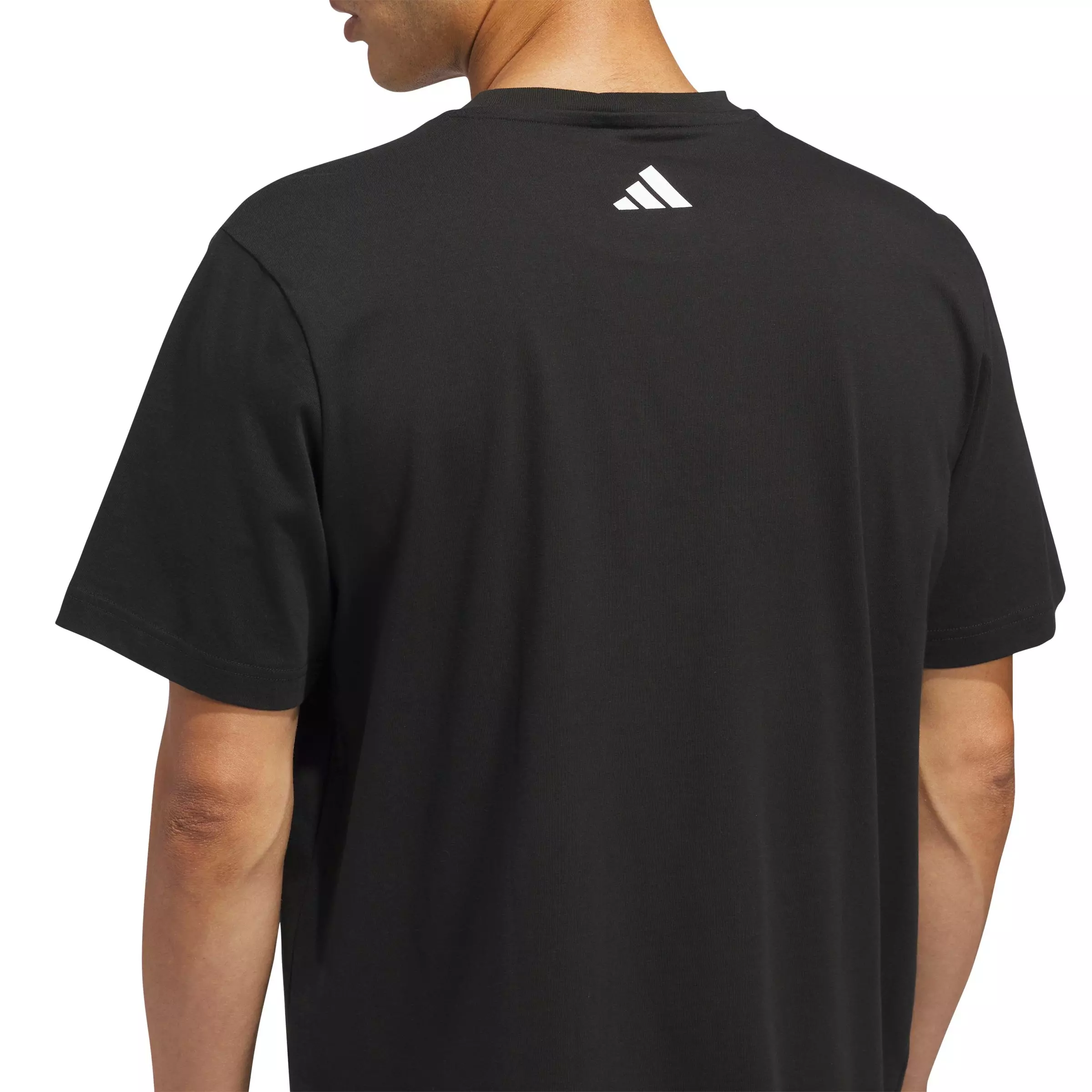 adidas Men's Hoop Sanctuary Graphic T-Shirt - Black - BLACK