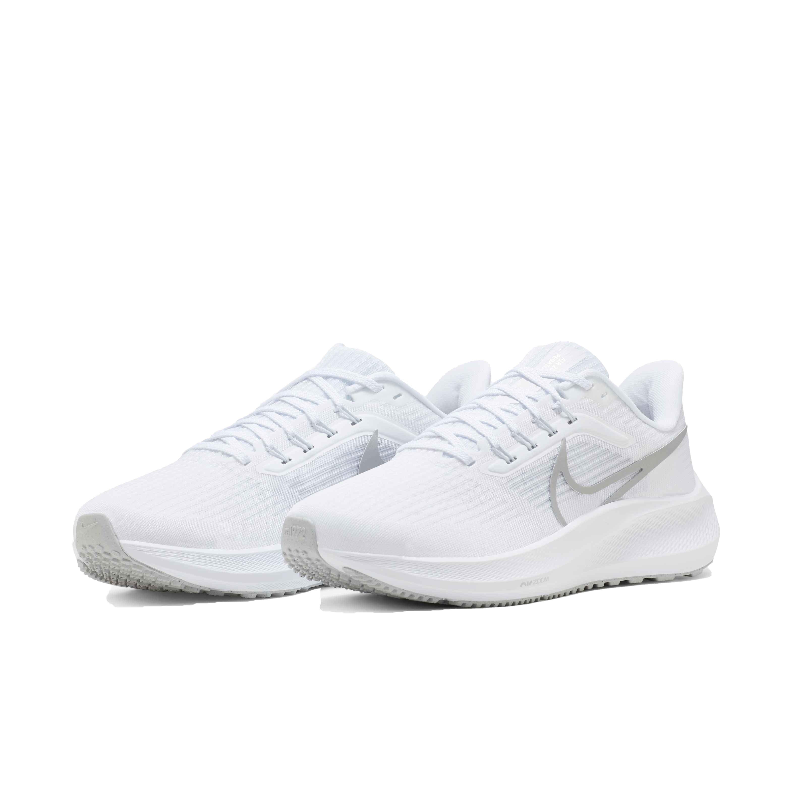 Nike Pegasus 39 "White/Metallic Silver/Pure Platinum" Women's Running Shoe - WHITE Thumbnail View 3