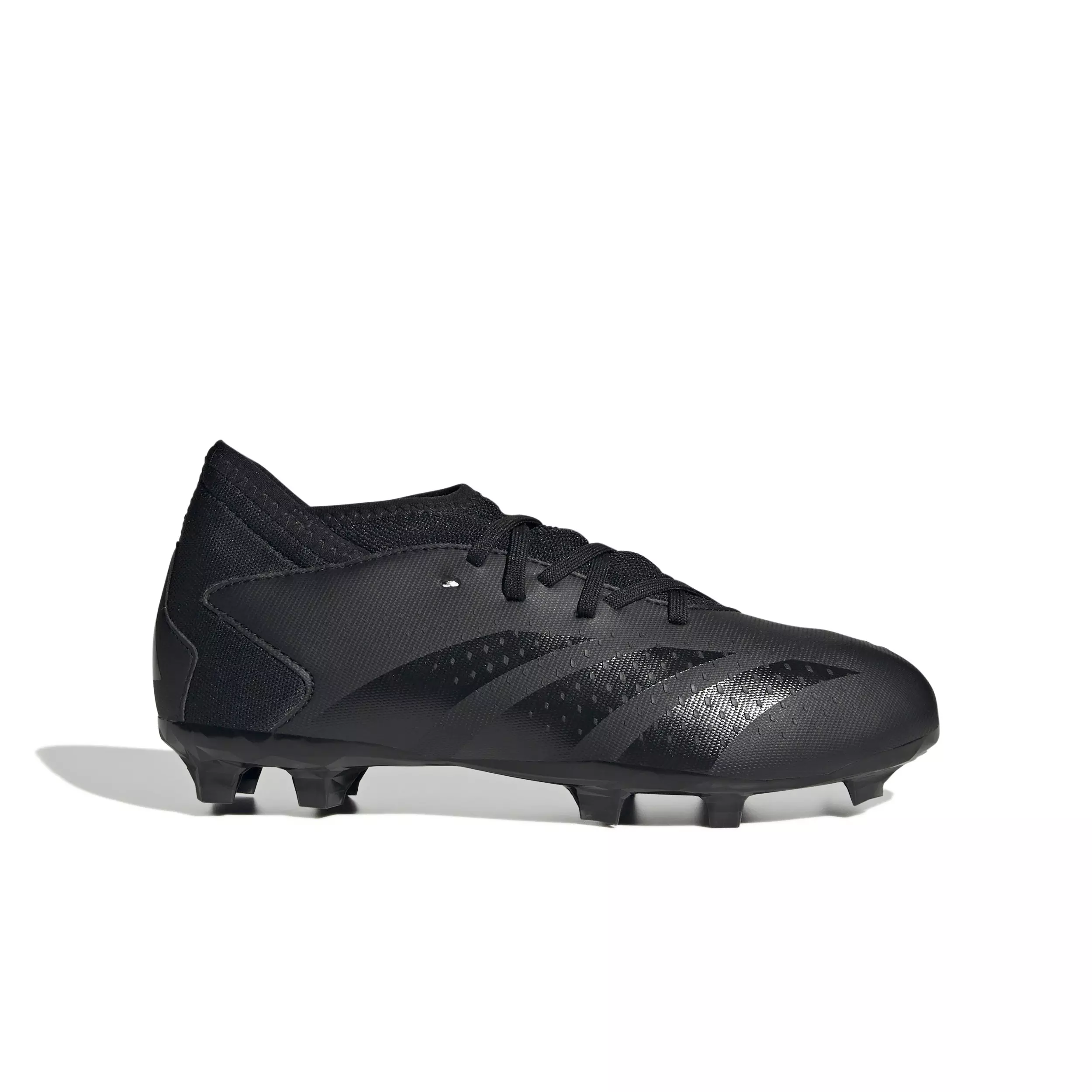 adidas Predator Accuracy.3 Firm Ground "Core Black/Core Black/Ftwr White" Preschool Kids' Soccer Cleat - BLACK/BLACK/WHITE