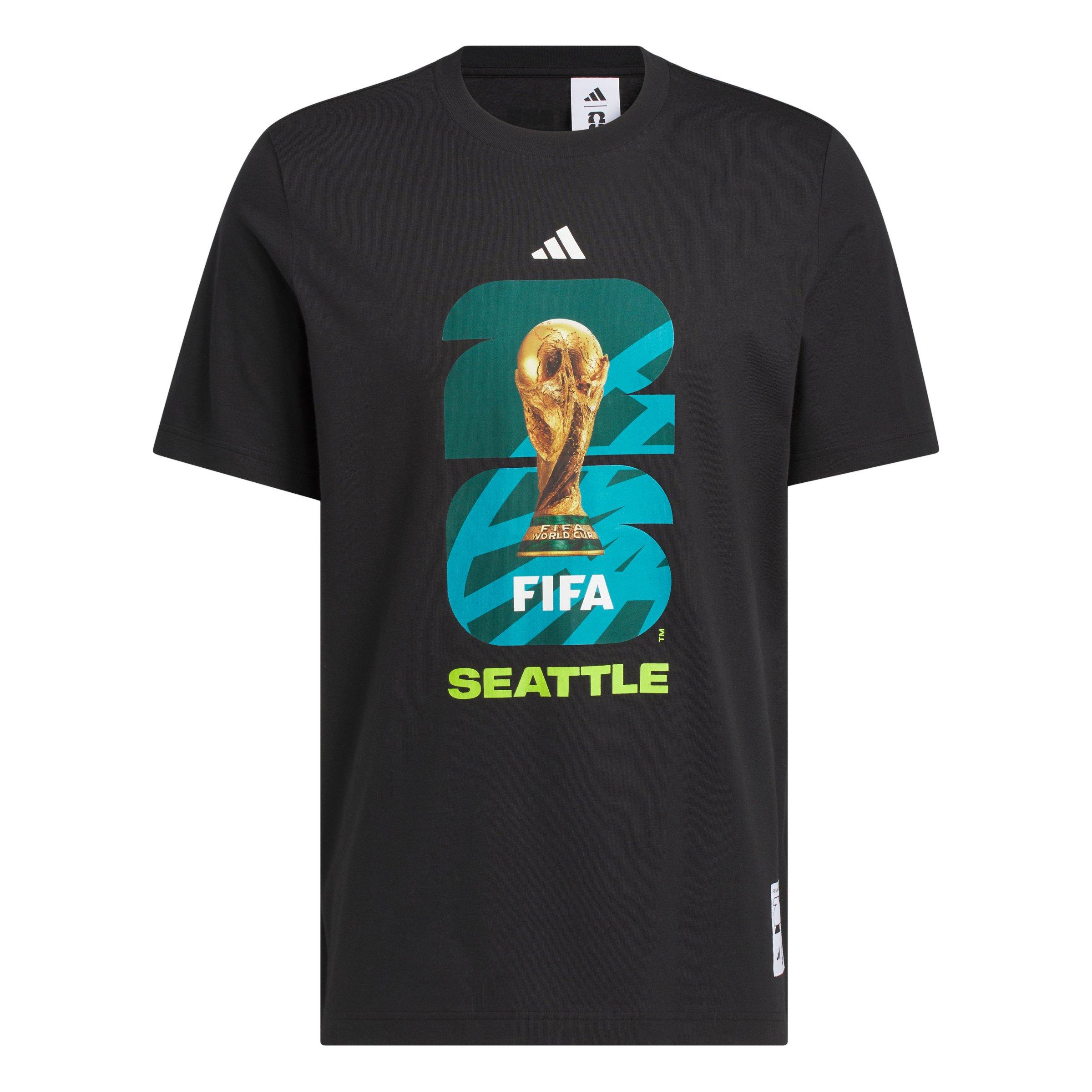 adidas Men's FIFA World Cup 26&trade; Host City Seattle Graphic T-Shirt - Black - BLACK Thumbnail View 6