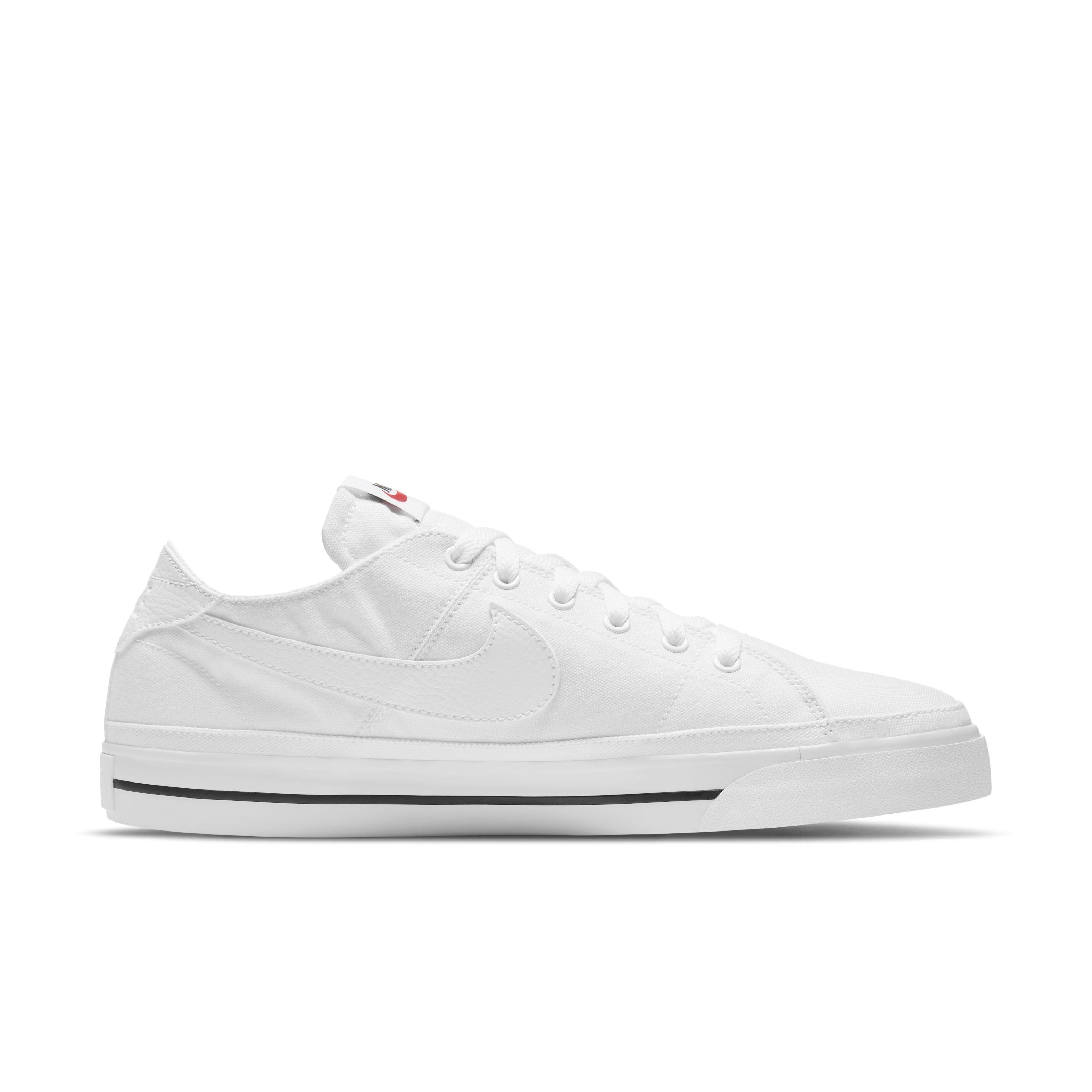 Nike Court Legacy Canvas Men's Shoe - WHITE Thumbnail View 1