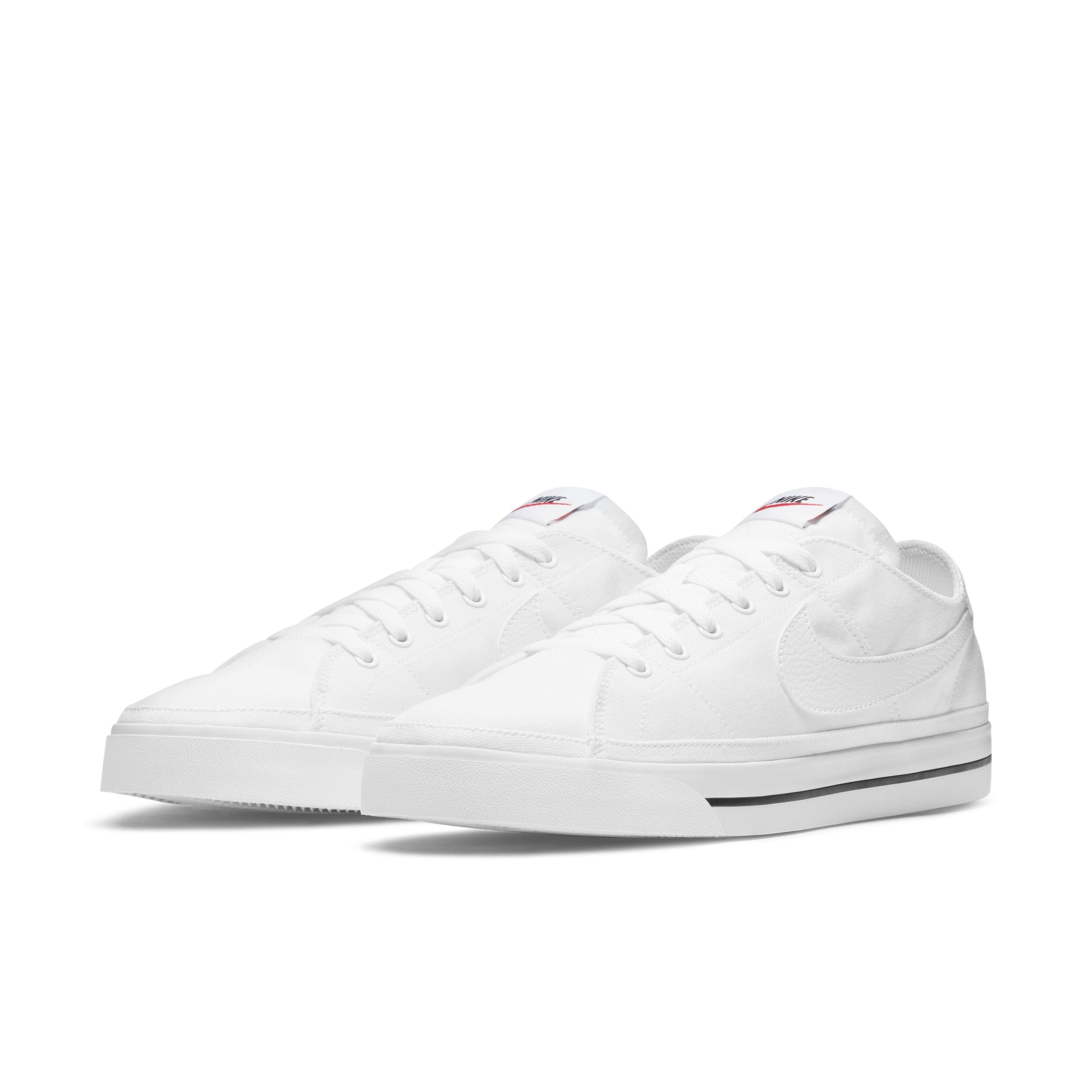 Nike Court Legacy Canvas Men's Shoe - WHITE Thumbnail View 3