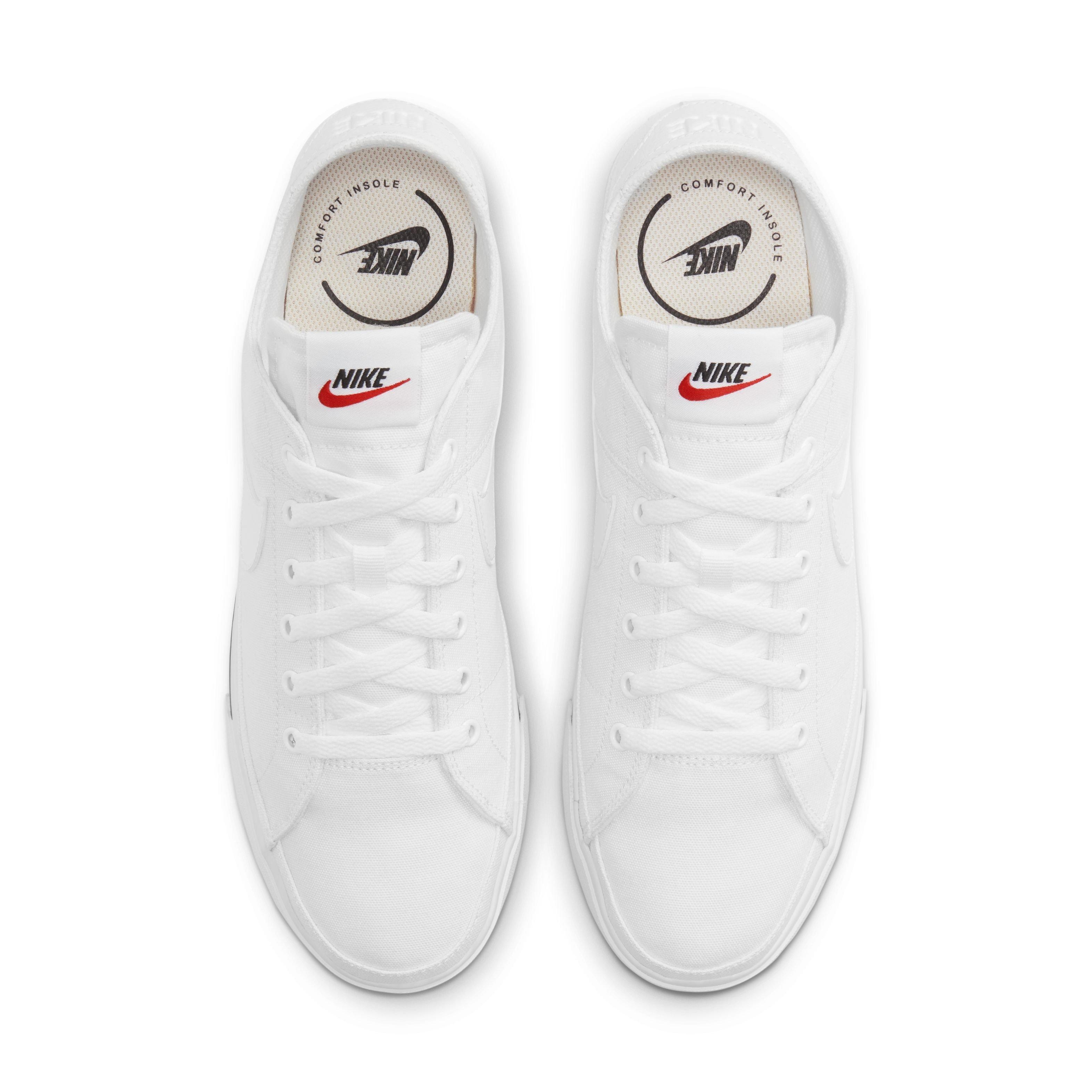 Nike Court Legacy Canvas Men's Shoe - WHITE Thumbnail View 4