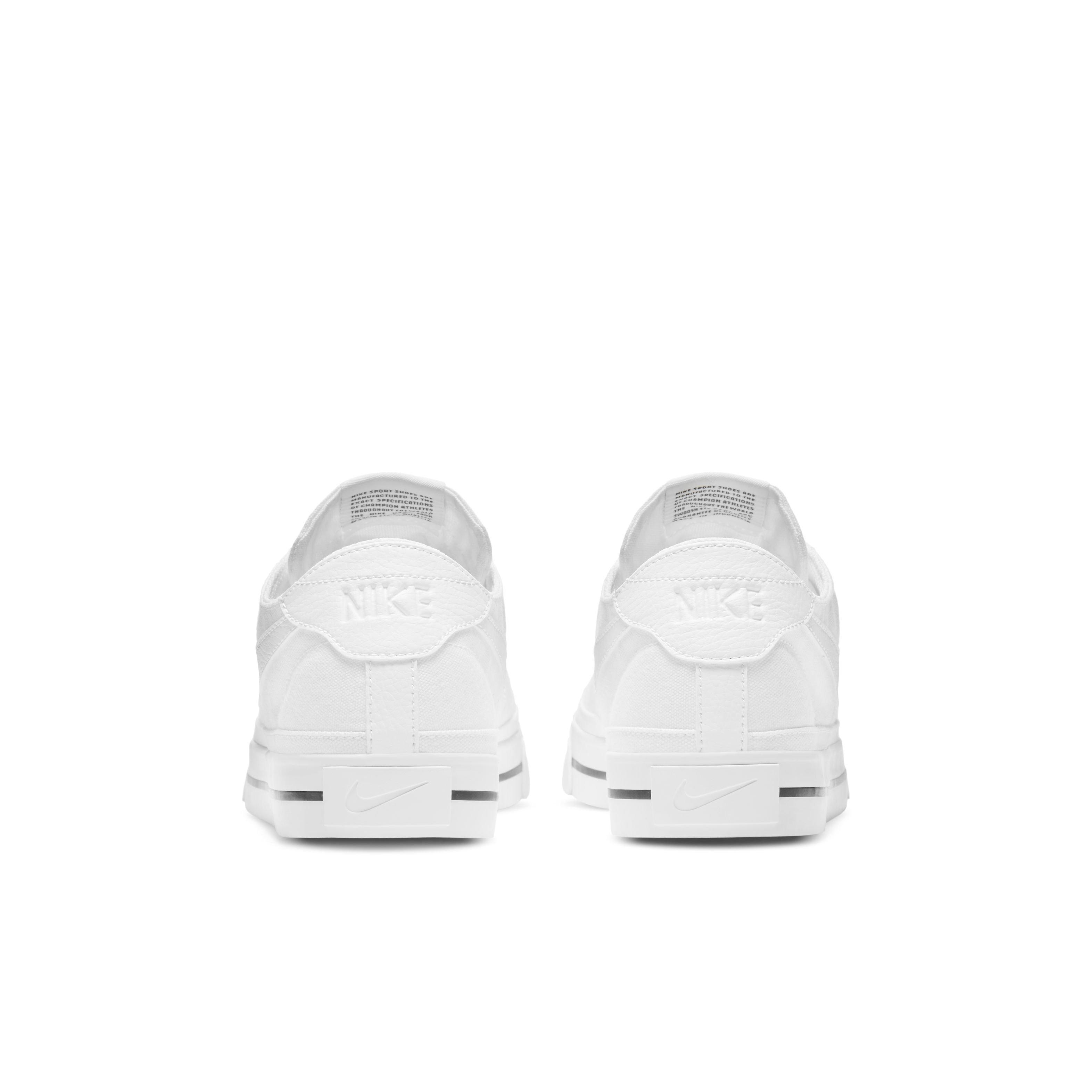 Nike Court Legacy Canvas Men's Shoe - WHITE Thumbnail View 5