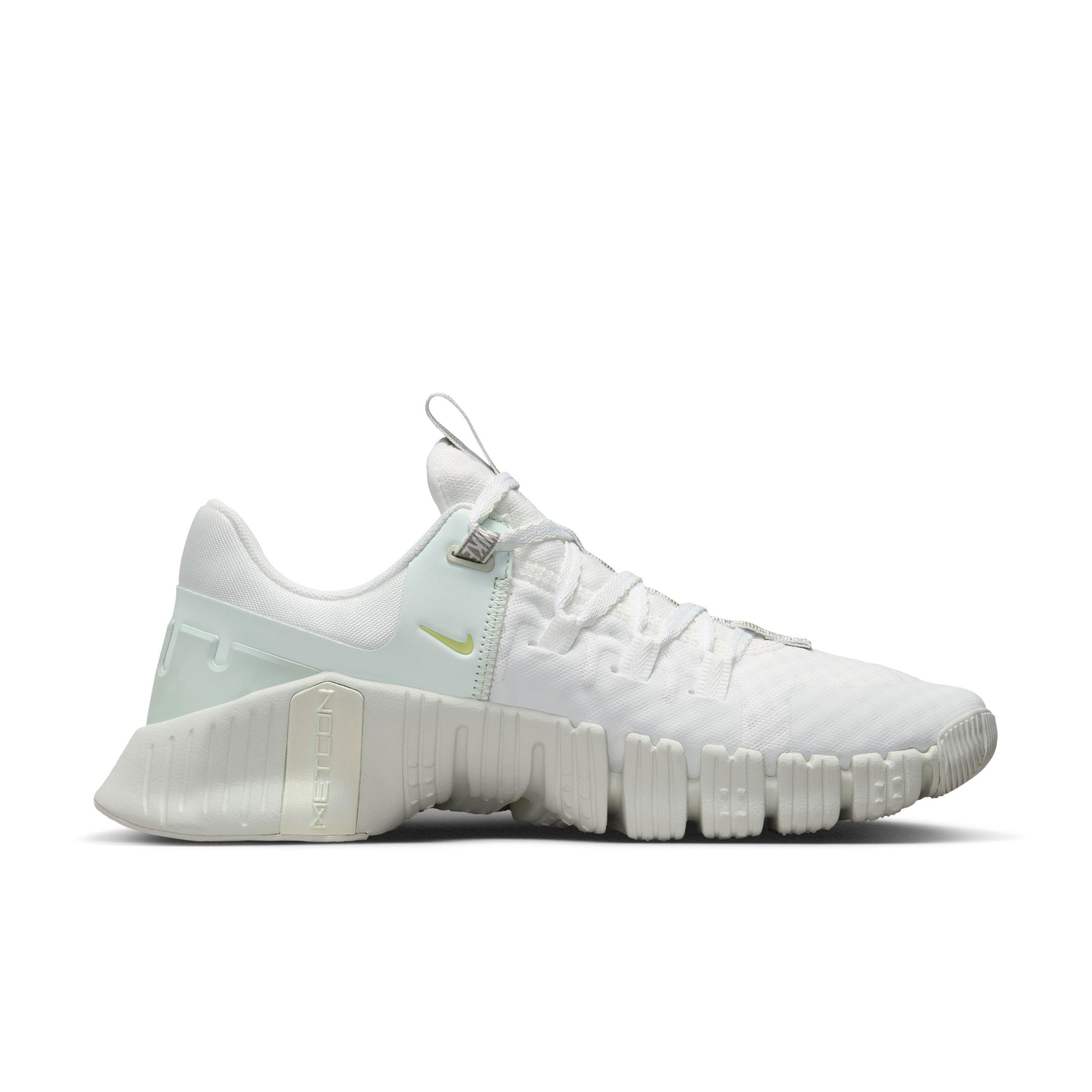 Nike Free Metcon 5 Premium "White/Sea Glass/Barely Green/Light Lemon Twist" Women's Training Shoe - WHITE/SEA GLASS/GREEN/LT LEMON