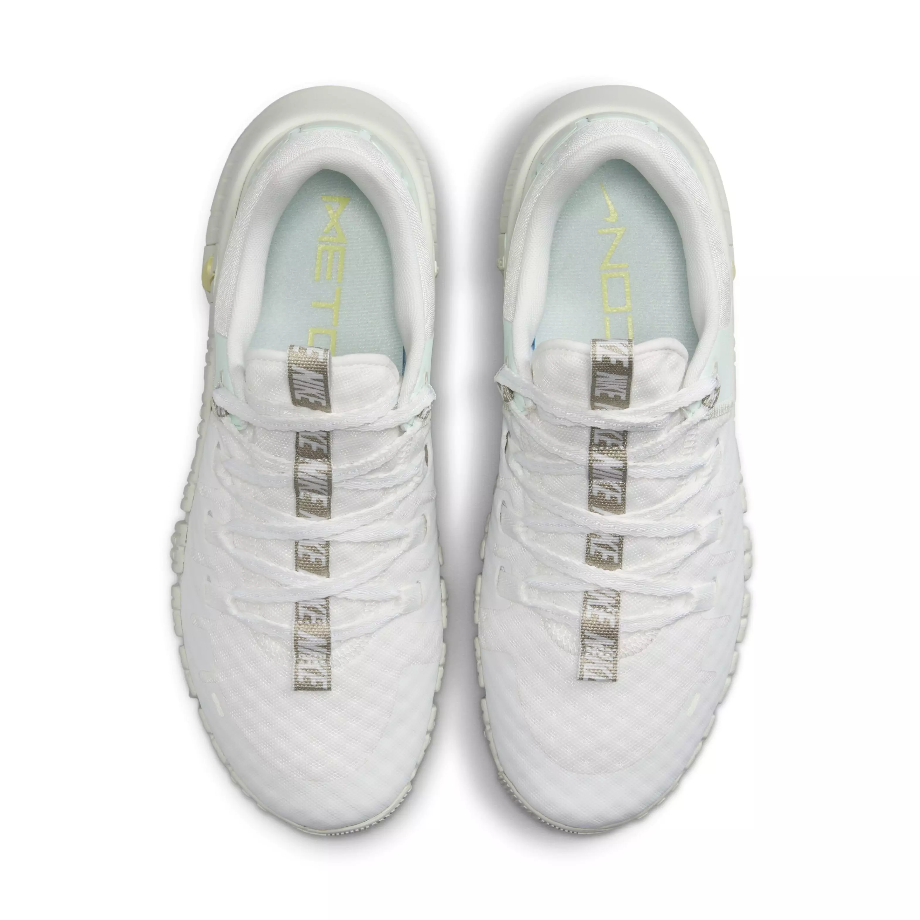 Nike Free Metcon 5 Premium "White/Sea Glass/Barely Green/Light Lemon Twist" Women's Training Shoe - WHITE/SEA GLASS/GREEN/LT LEMON