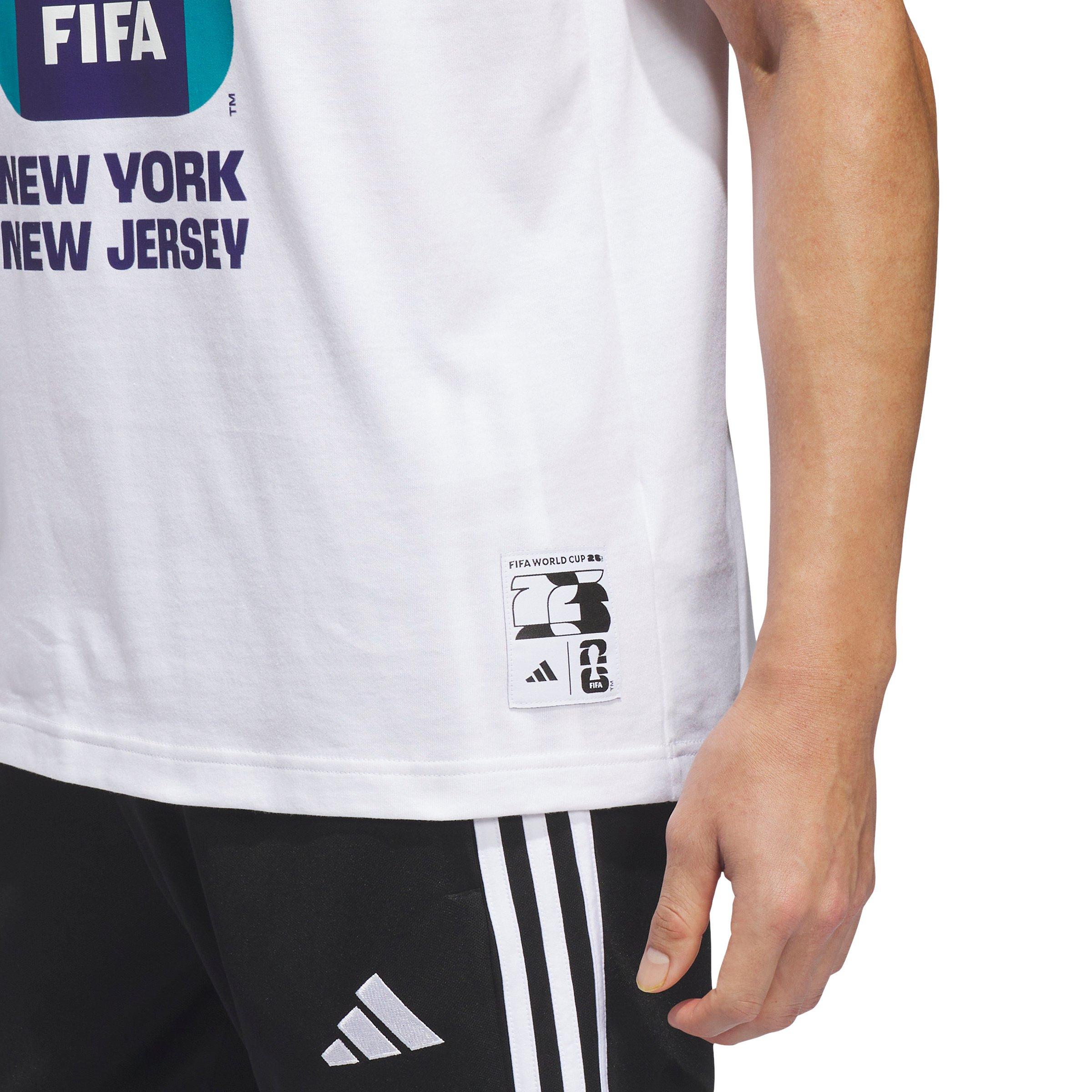 adidas Men's FIFA World Cup 26&trade; Host City New York New Jersey Graphic T-Shirt - White - WHITE Thumbnail View 4