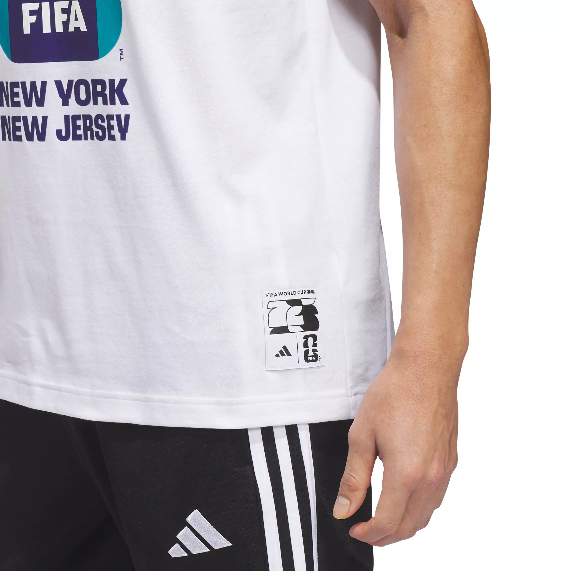 adidas Men's FIFA World Cup 26&trade; Host City New York New Jersey Graphic T-Shirt - White - WHITE