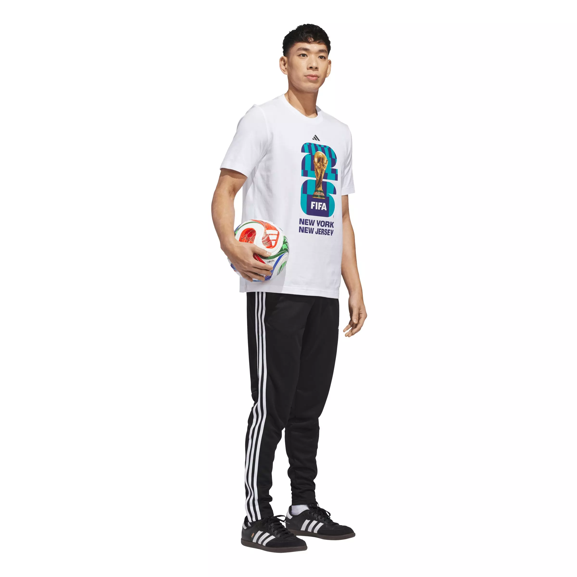 adidas Men's FIFA World Cup 26&trade; Host City New York New Jersey Graphic T-Shirt - White - WHITE