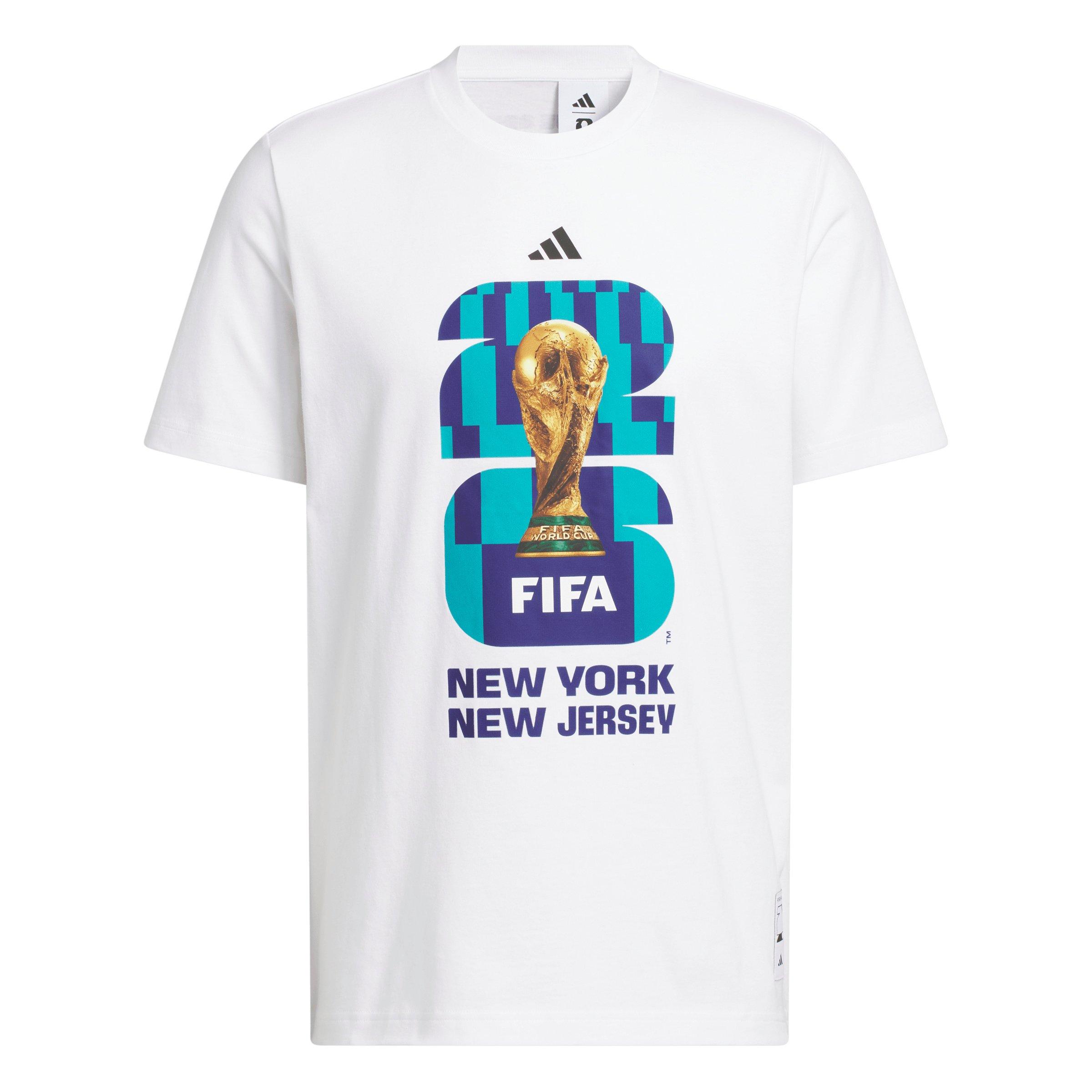 adidas Men's FIFA World Cup 26&trade; Host City New York New Jersey Graphic T-Shirt - White - WHITE Thumbnail View 6