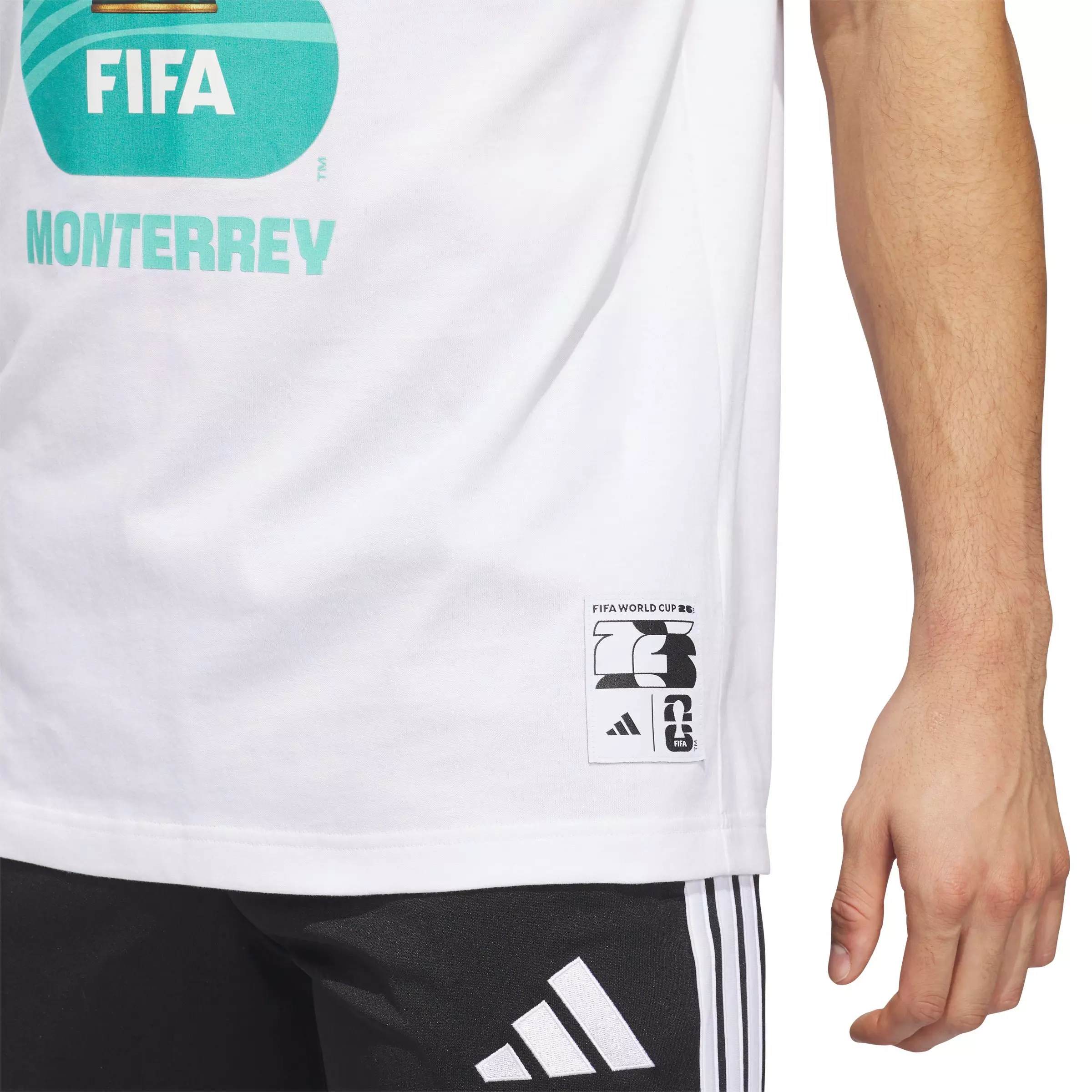 adidas Men's FIFA World Cup 26&trade; Host City Monterrey Graphic T-Shirt - White - WHITE