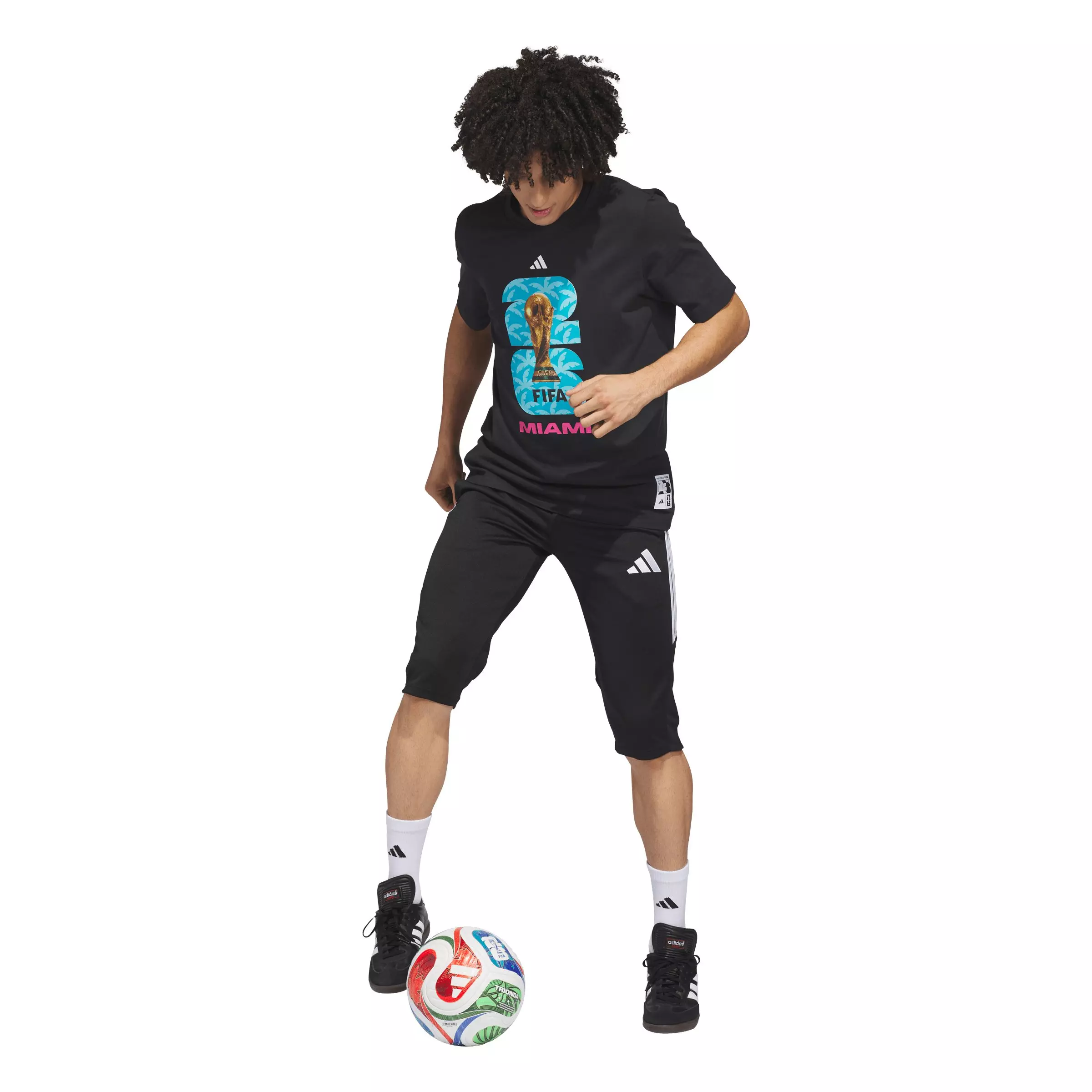 adidas Men's FIFA World Cup 26&trade; Host City Miami Graphic T-Shirt - Black - BLACK