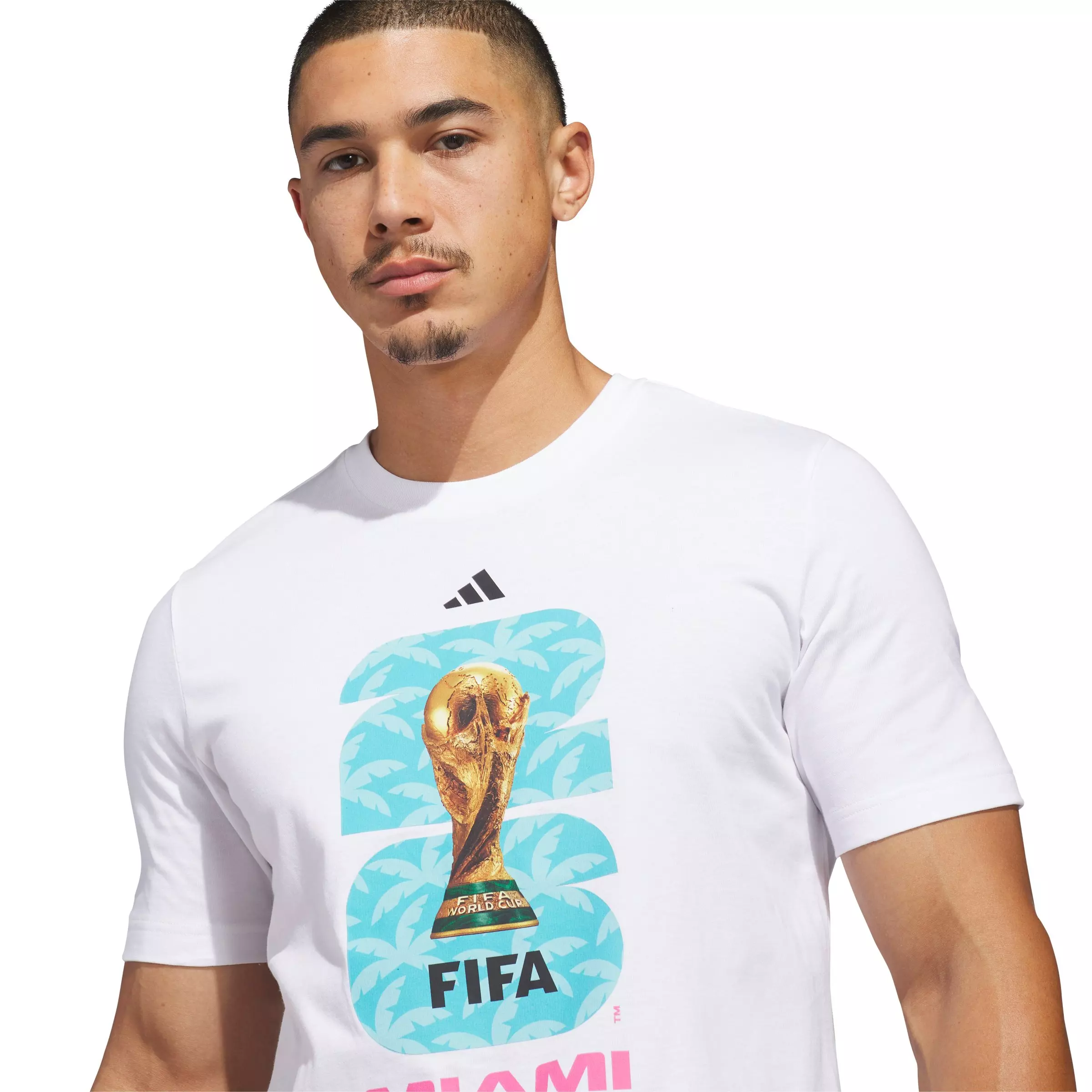 adidas Men's FIFA World Cup 26&trade; Host City Miami Graphic T-Shirt - White - WHITE