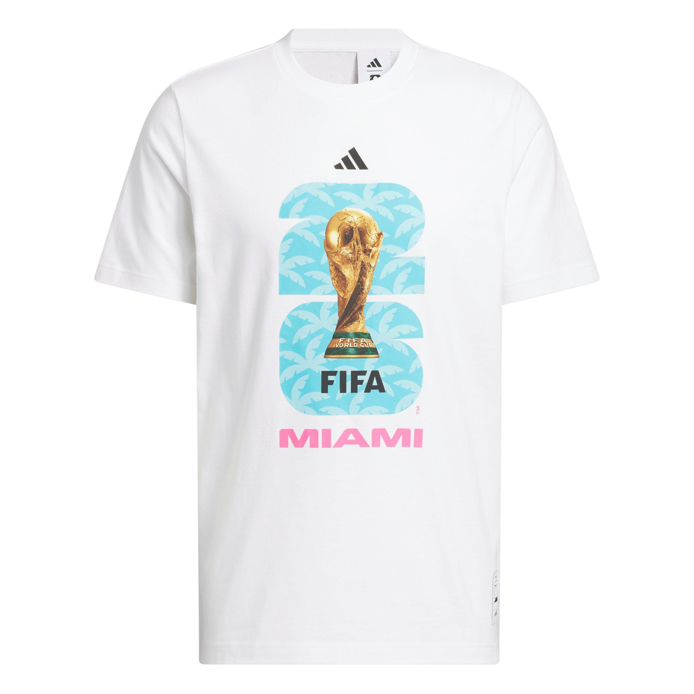 adidas Men's FIFA World Cup 26&trade; Host City Miami Graphic T-Shirt - White - WHITE Thumbnail View 6