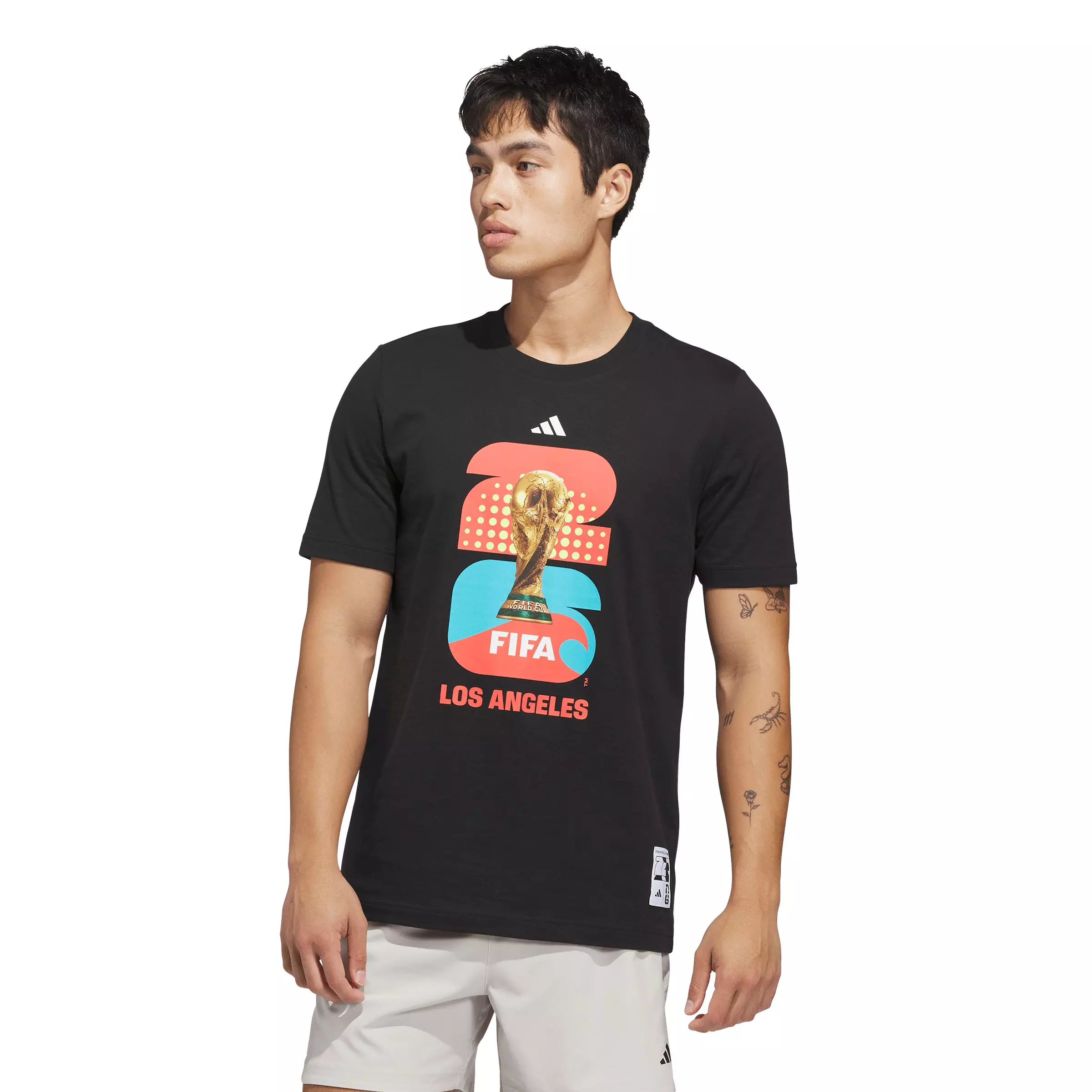 adidas Men's FIFA World Cup 26&trade; Host City Los Angeles Graphic T-Shirt - Black - BLACK