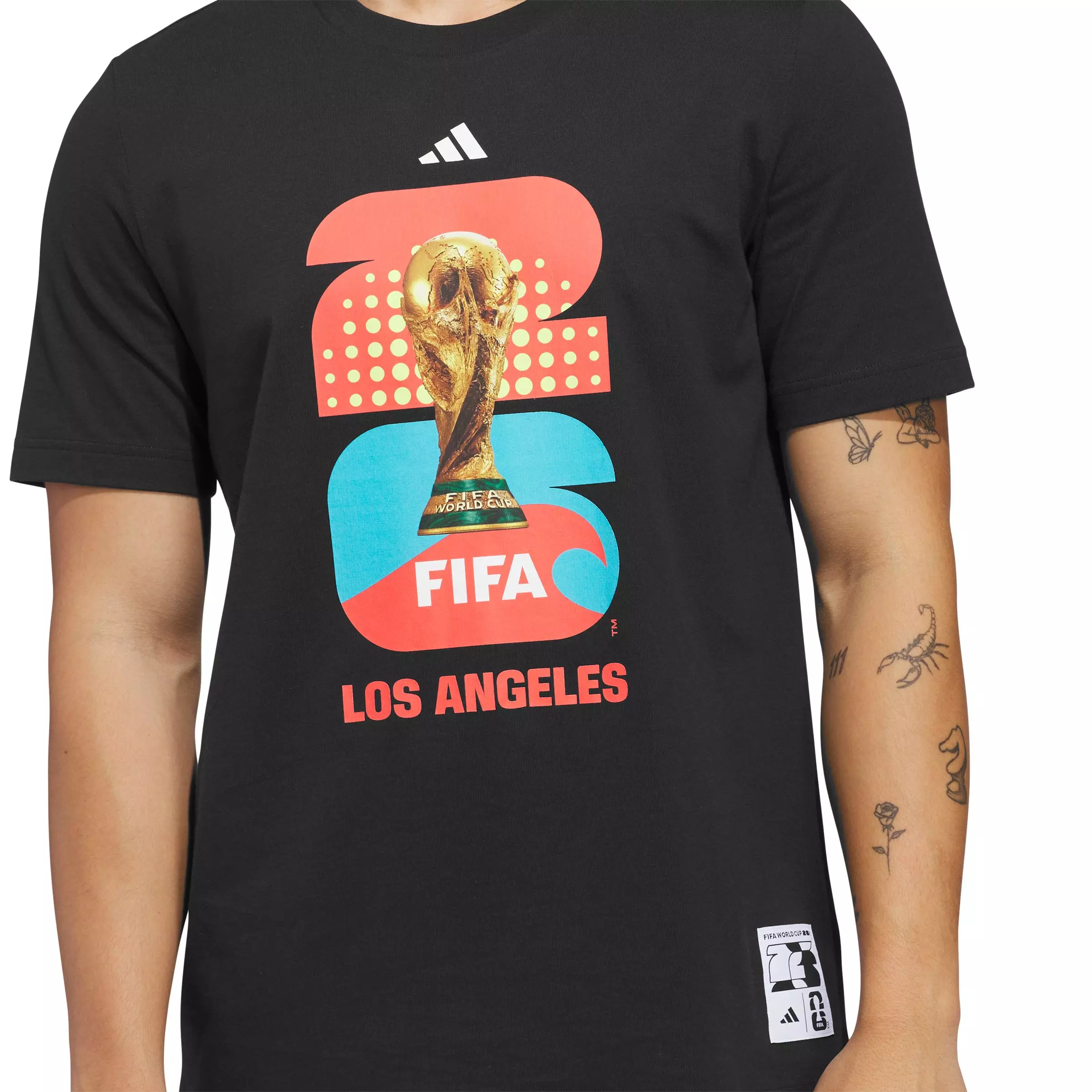 adidas Men's FIFA World Cup 26&trade; Host City Los Angeles Graphic T-Shirt - Black - BLACK