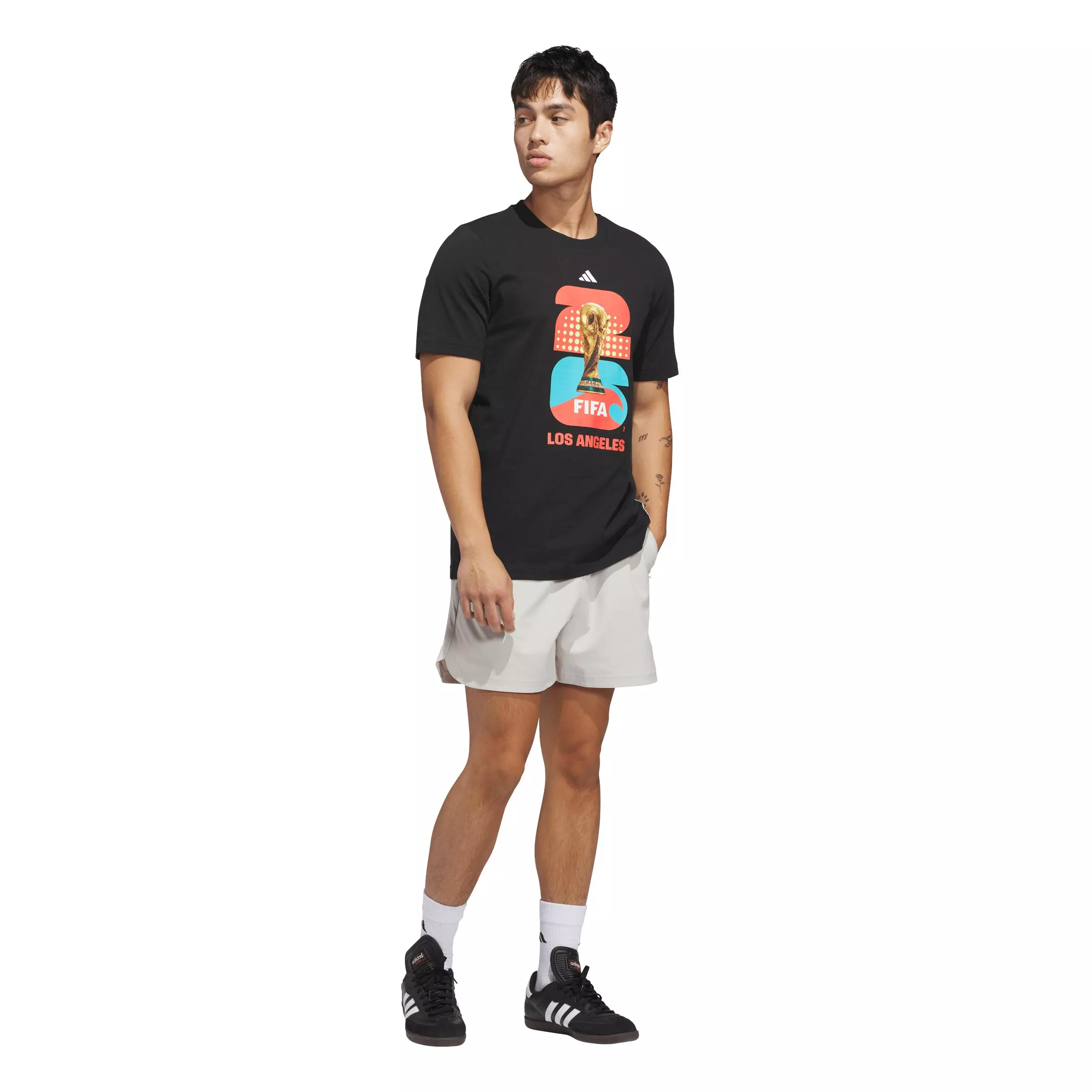 adidas Men's FIFA World Cup 26&trade; Host City Los Angeles Graphic T-Shirt - Black - BLACK