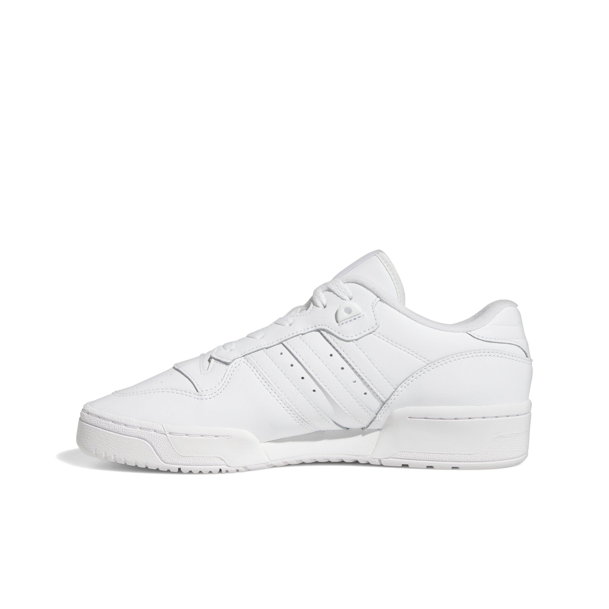 adidas Rivalry Low "Ftwr White/Ftwr White/Ftwr White" Grade School Boys' Shoe - WHITE/WHITE/WHITE Thumbnail View 2