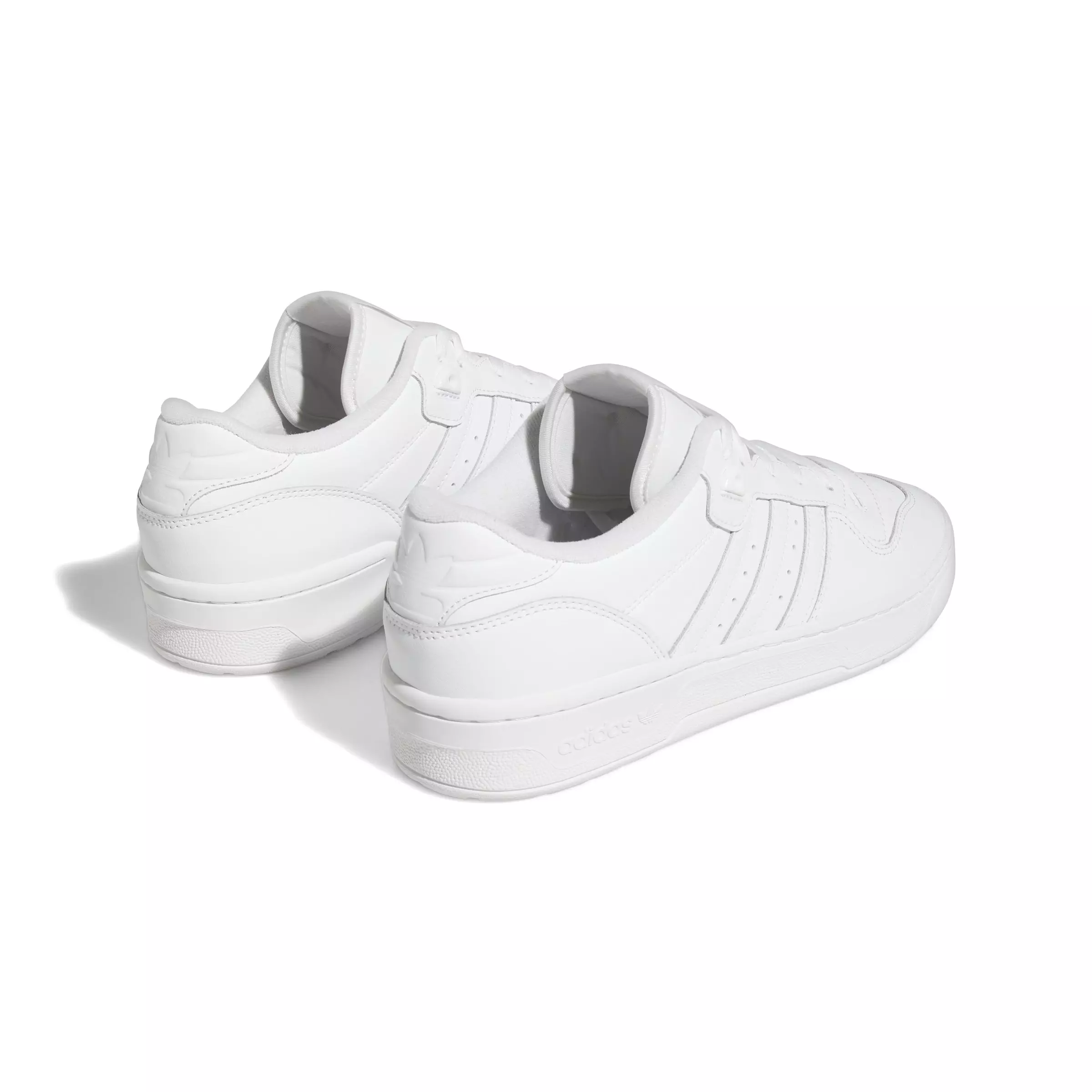 adidas Rivalry Low "Ftwr White/Ftwr White/Ftwr White" Grade School Boys' Shoe - WHITE/WHITE/WHITE