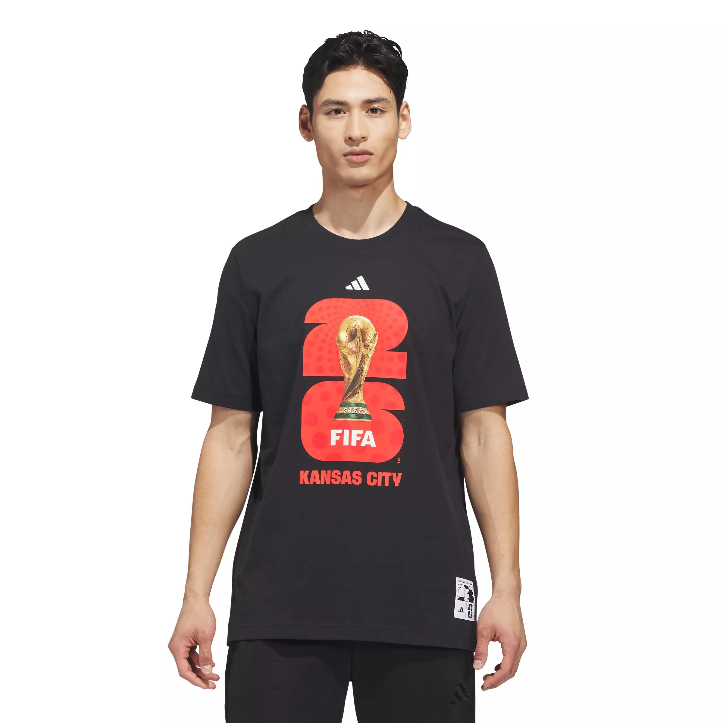 adidas Men's FIFA World Cup 26&trade; Host City Kansas City Graphic T-Shirt - Black - BLACK