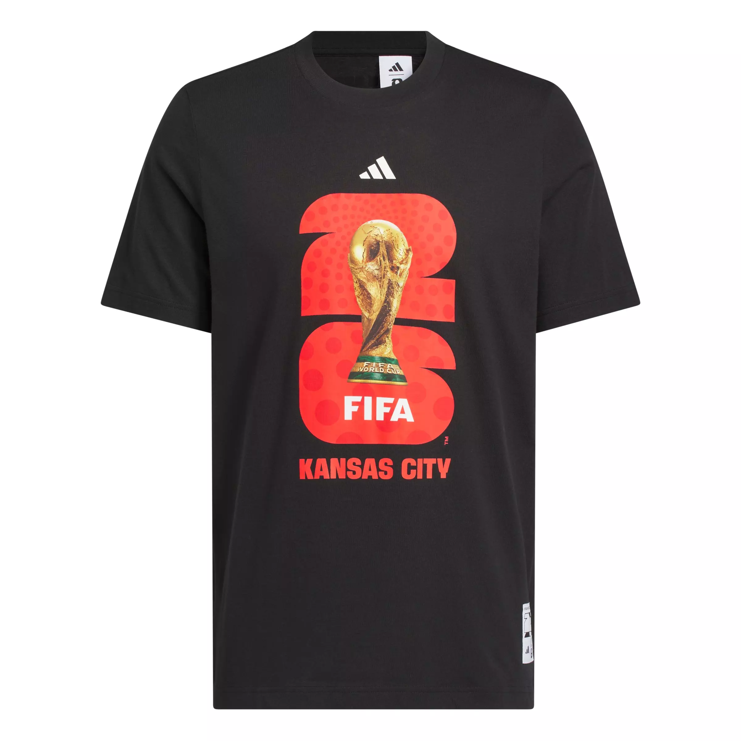 adidas Men's FIFA World Cup 26&trade; Host City Kansas City Graphic T-Shirt - Black - BLACK