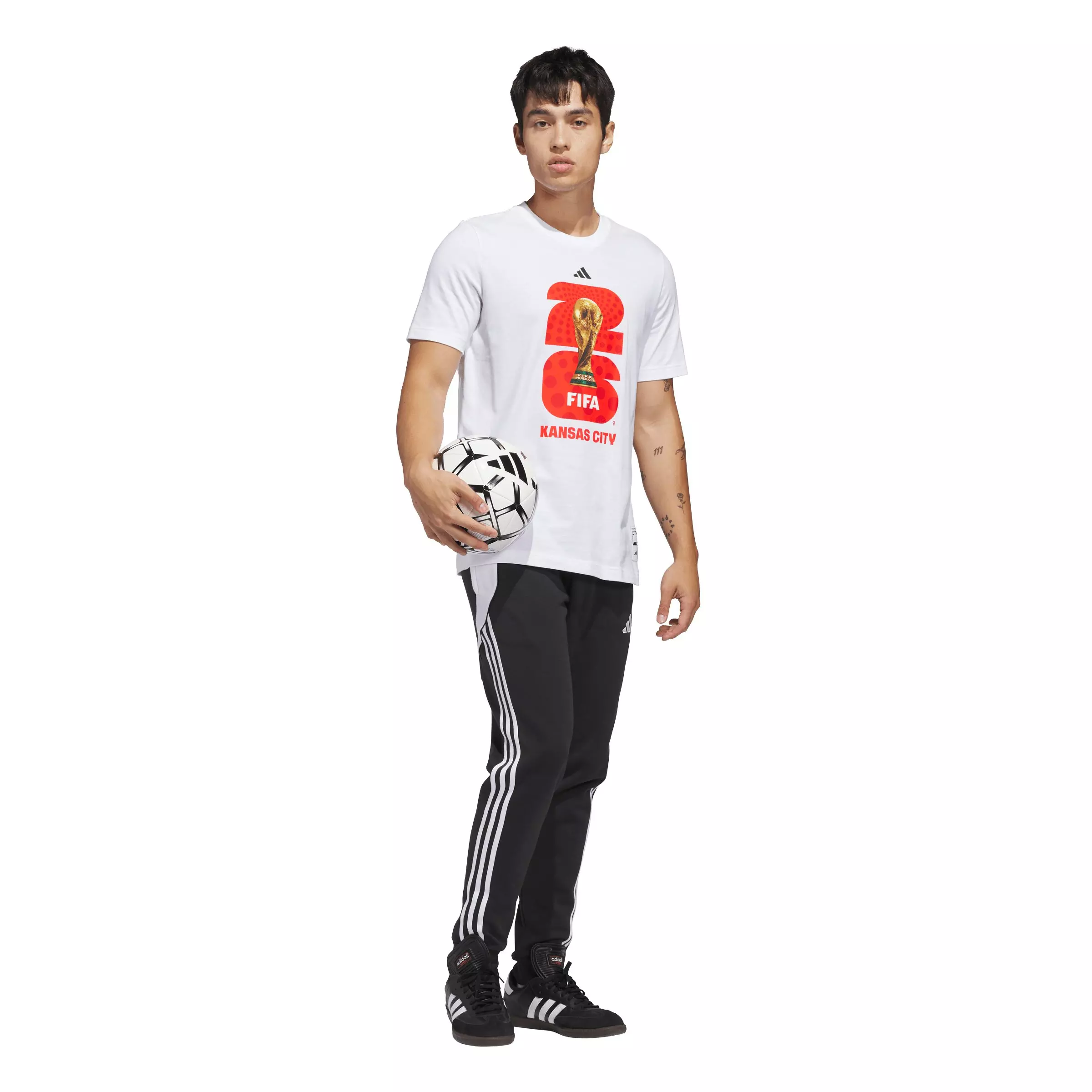 adidas Men's FIFA World Cup 26&trade; Host City Kansas City Graphic T-Shirt - White - WHITE