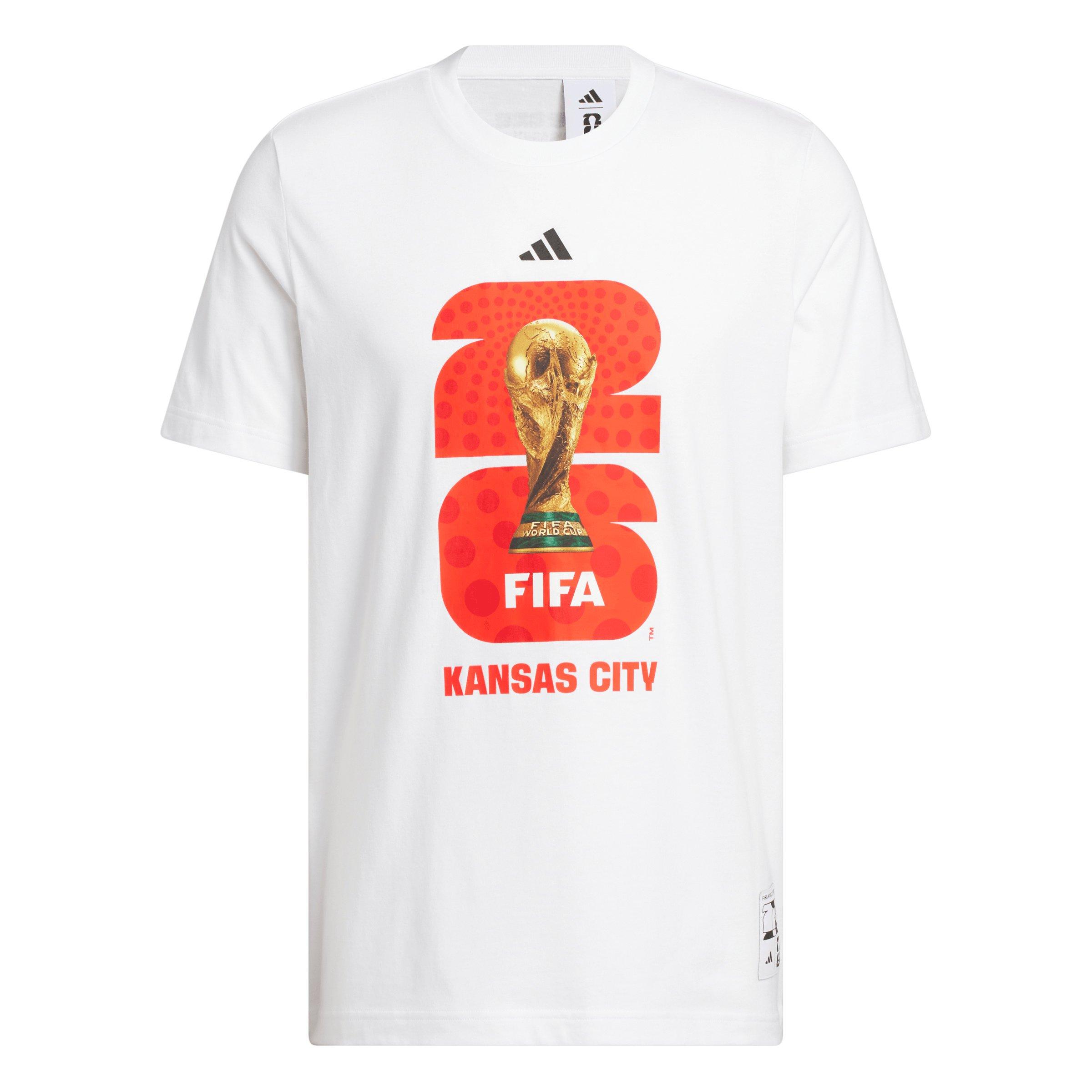 adidas Men's FIFA World Cup 26&trade; Host City Kansas City Graphic T-Shirt - White - WHITE Thumbnail View 6