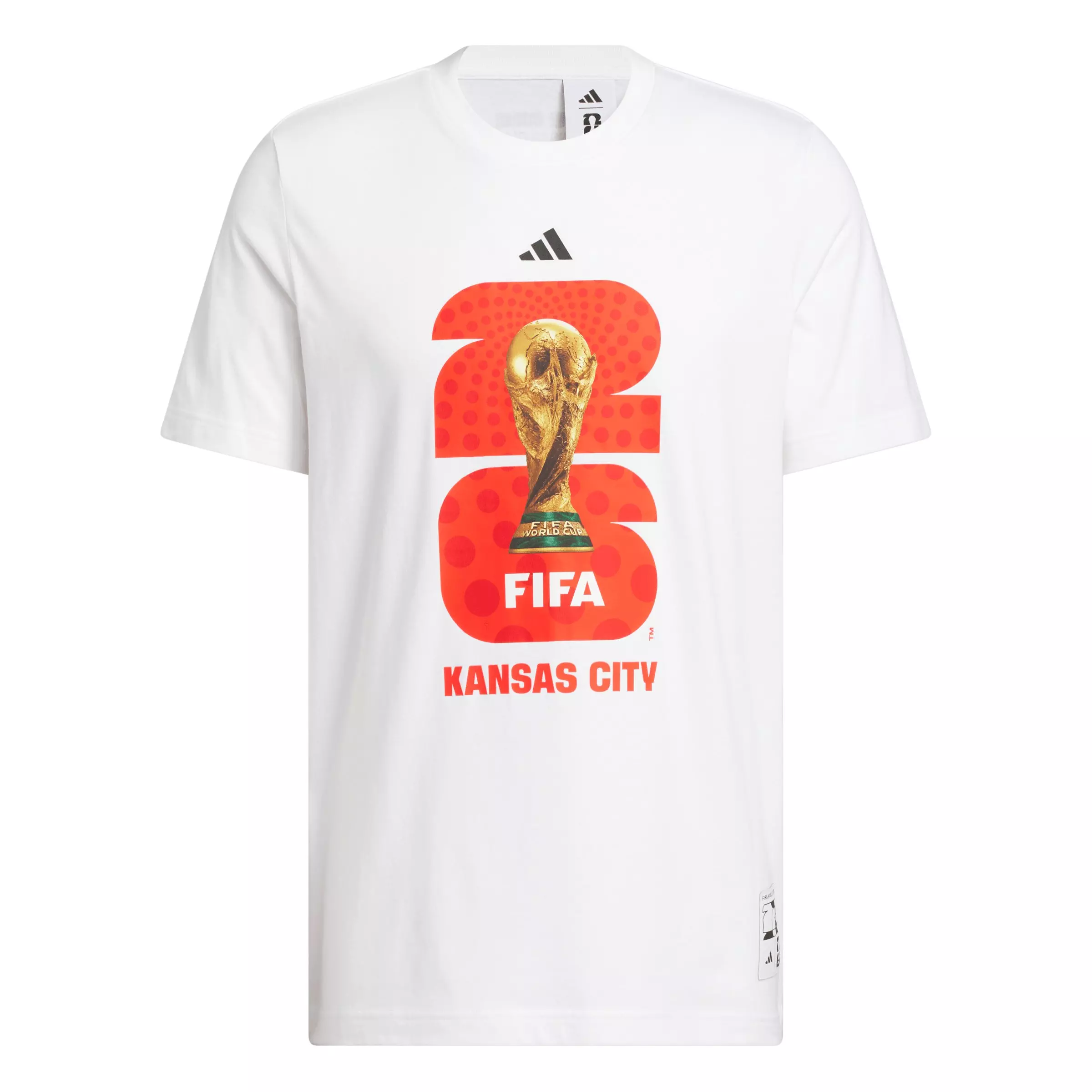 adidas Men's FIFA World Cup 26&trade; Host City Kansas City Graphic T-Shirt - White - WHITE
