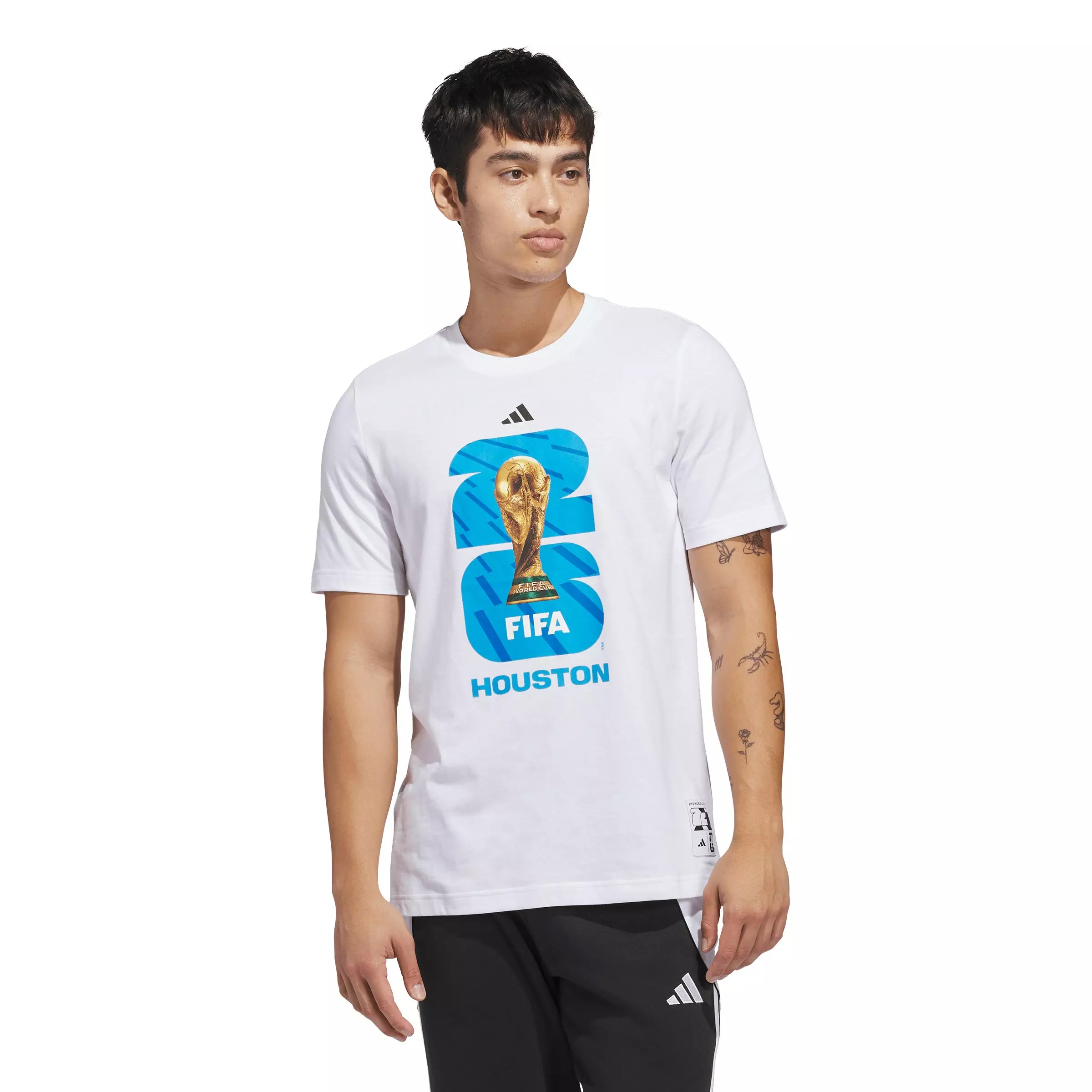 adidas Men's FIFA World Cup 26&trade; Host City Houston Graphic T-Shirt - White - WHITE