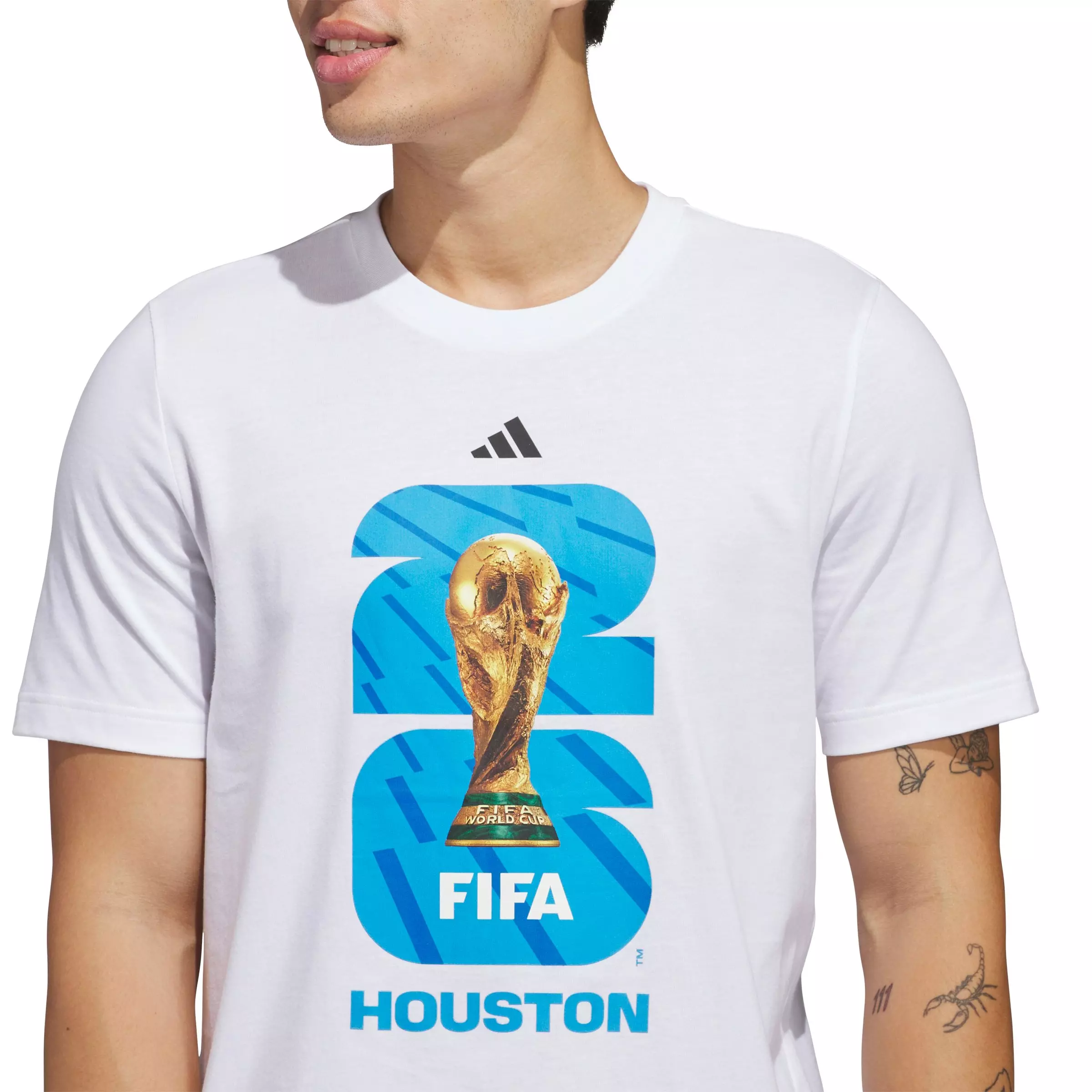 adidas Men's FIFA World Cup 26&trade; Host City Houston Graphic T-Shirt - White - WHITE