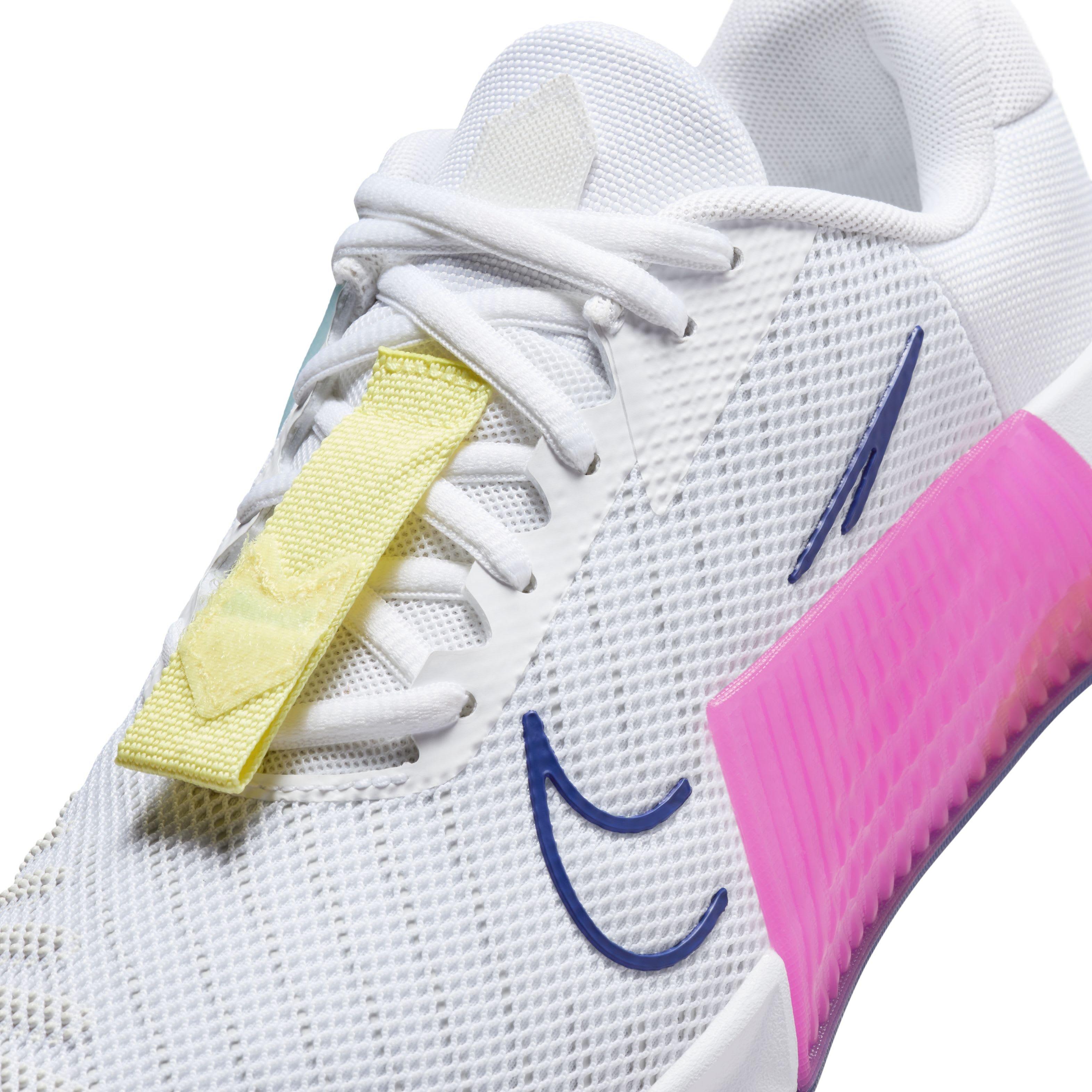Nike Metcon 9 White/Royal Pink Men Running Sneakers - SZ Men 7.5- Women 9 Training Shoes Nike Metcon 9 White-Deep Royal Blue-Fierce  main image 4