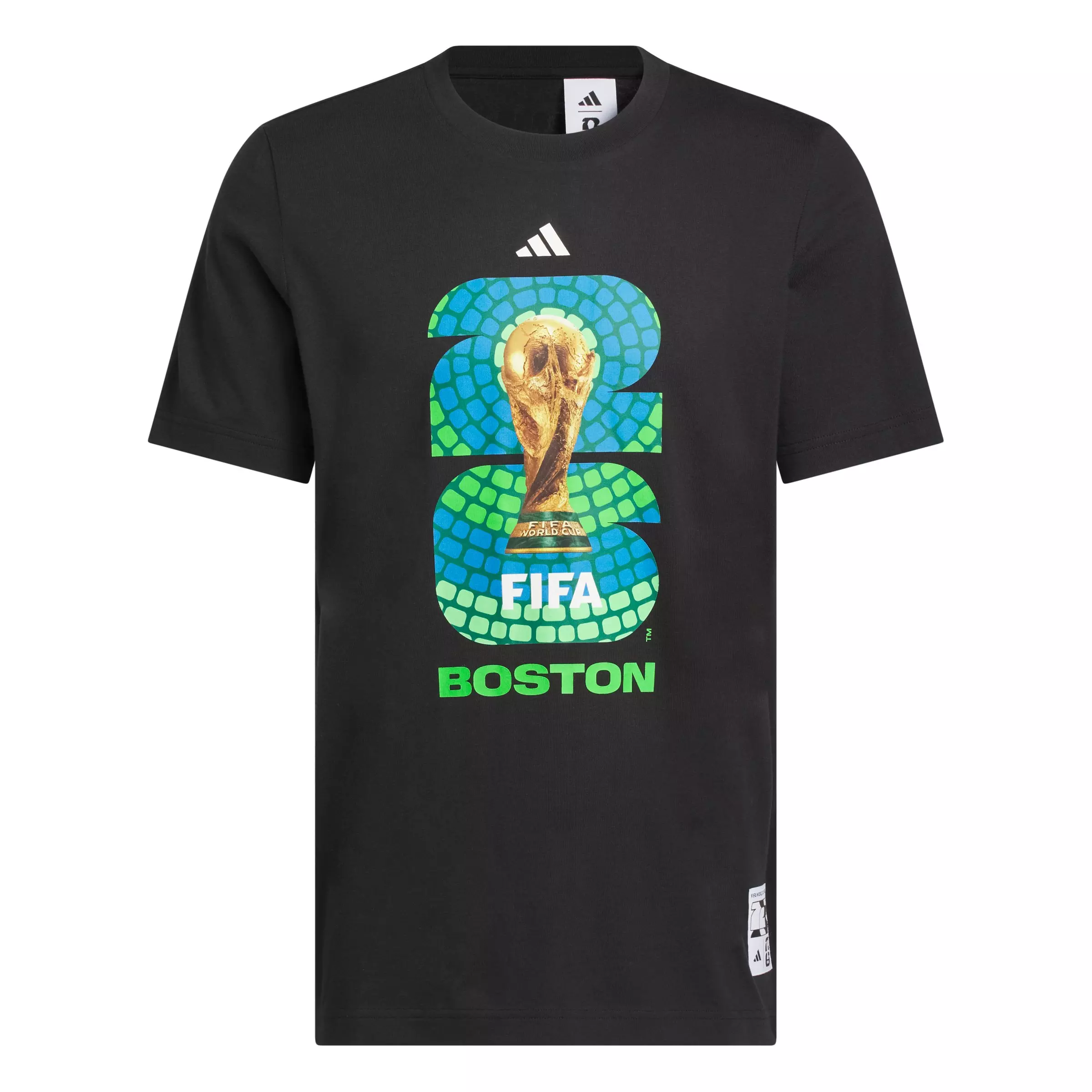 adidas Men's FIFA World Cup 26&trade; Host City Boston Graphic T-Shirt - Black - BLACK