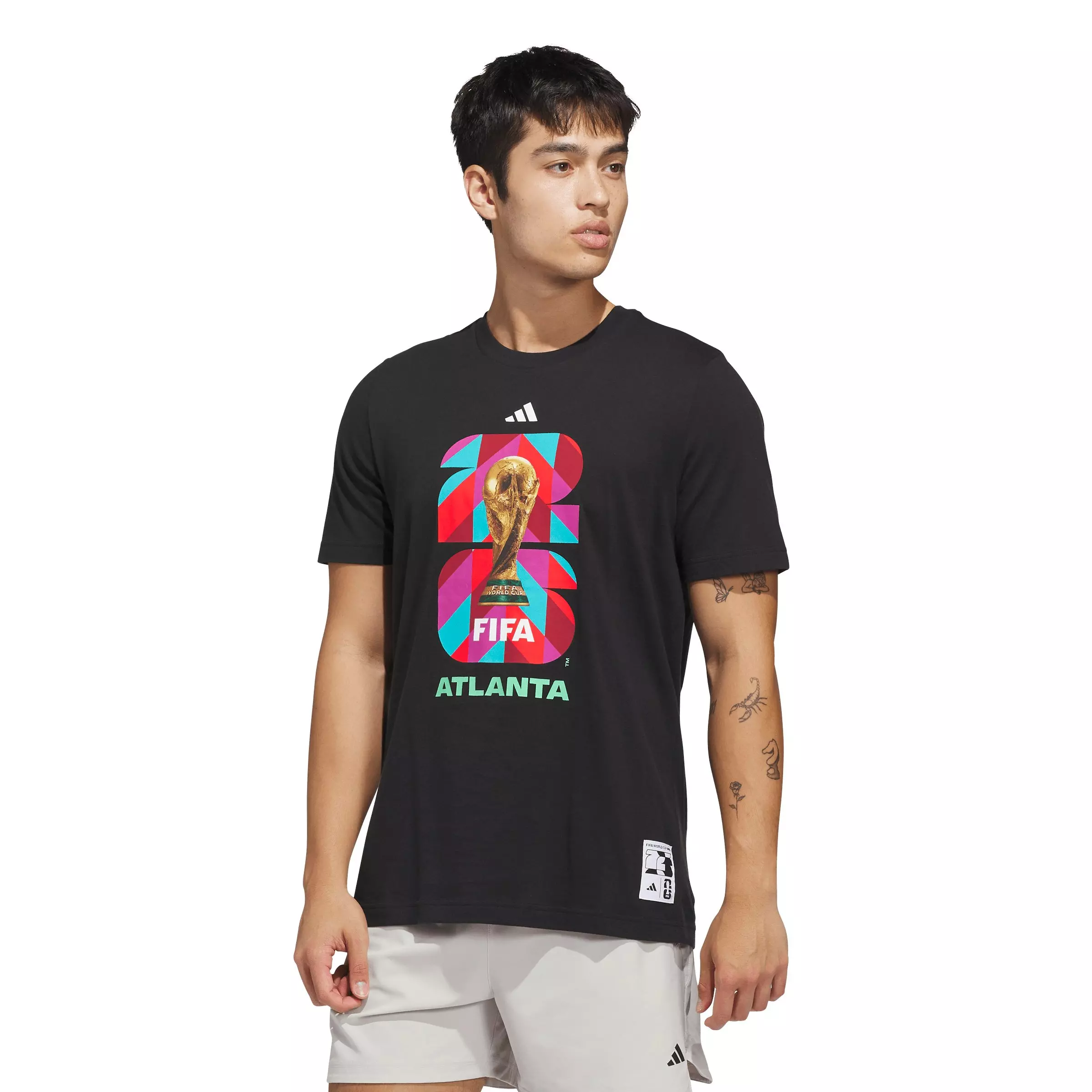 adidas Men's FIFA World Cup 26&trade; Host City Atlanta Graphic T-Shirt - Black - BLACK