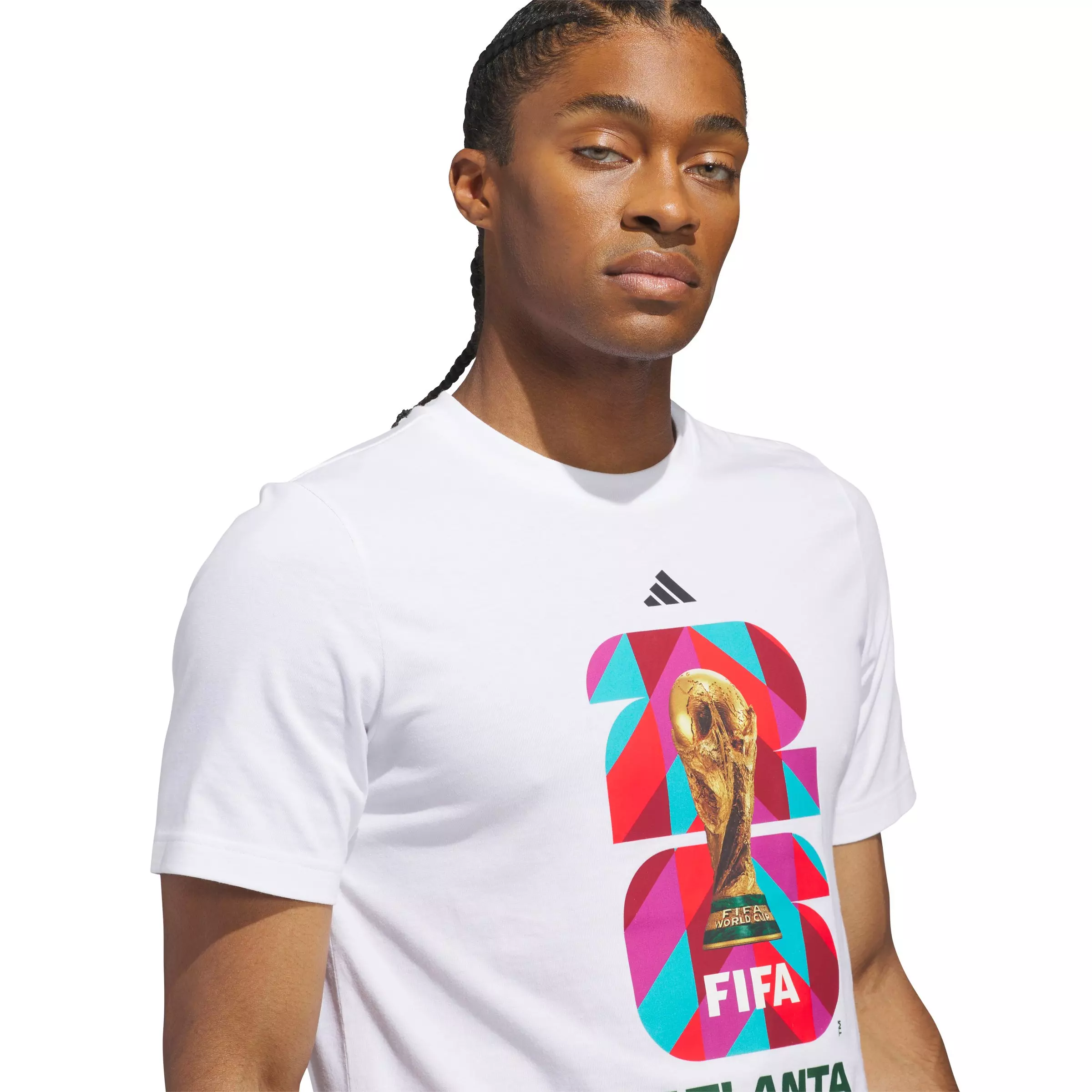adidas Men's FIFA World Cup 26&trade; Host City Atlanta Graphic T-Shirt - White - WHITE