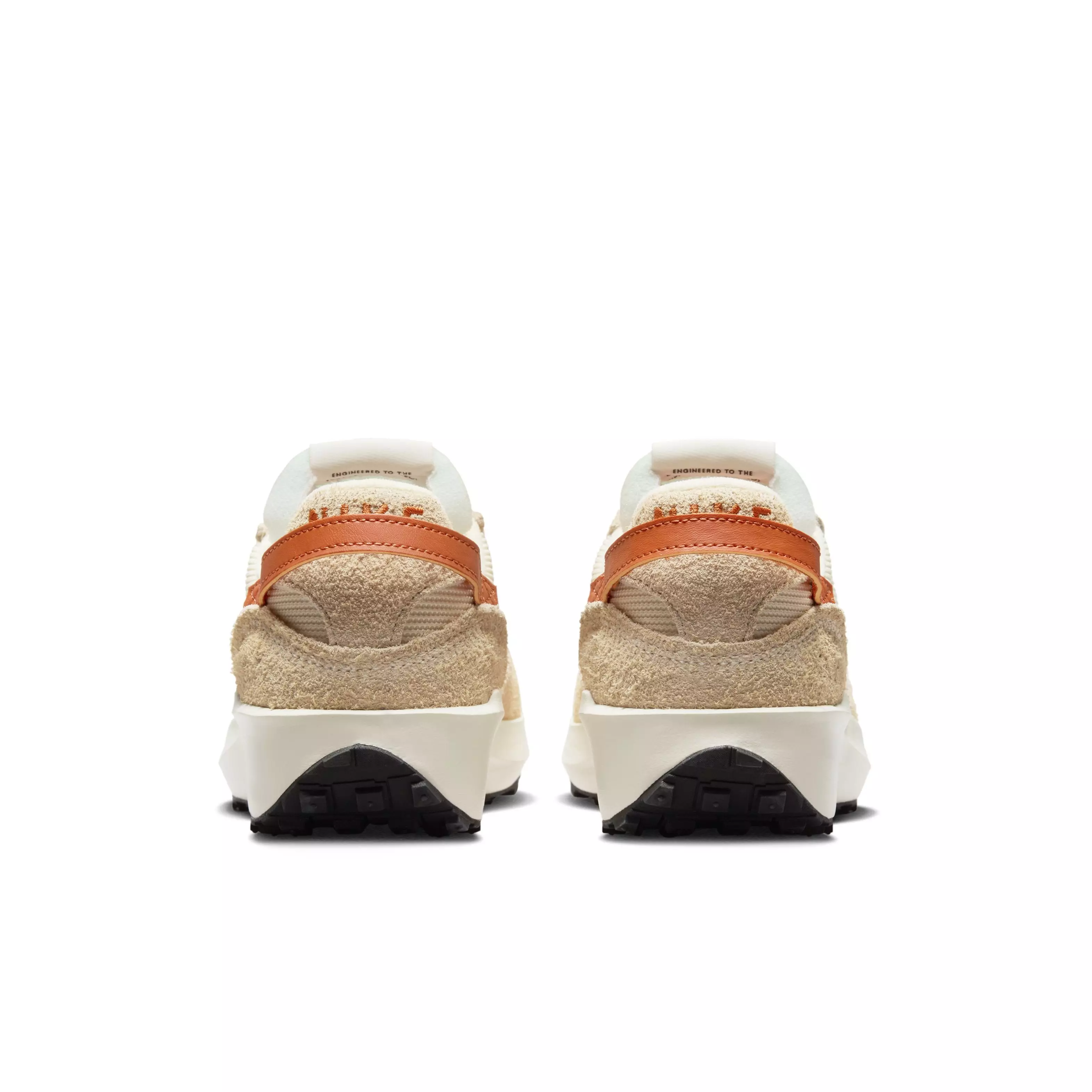Nike Waffle Debut Vintage "Muslin/Coconut Milk/Black/Campfire Orange" Women's Shoe - MUSLIN/MILK/BLACK/ORANGE