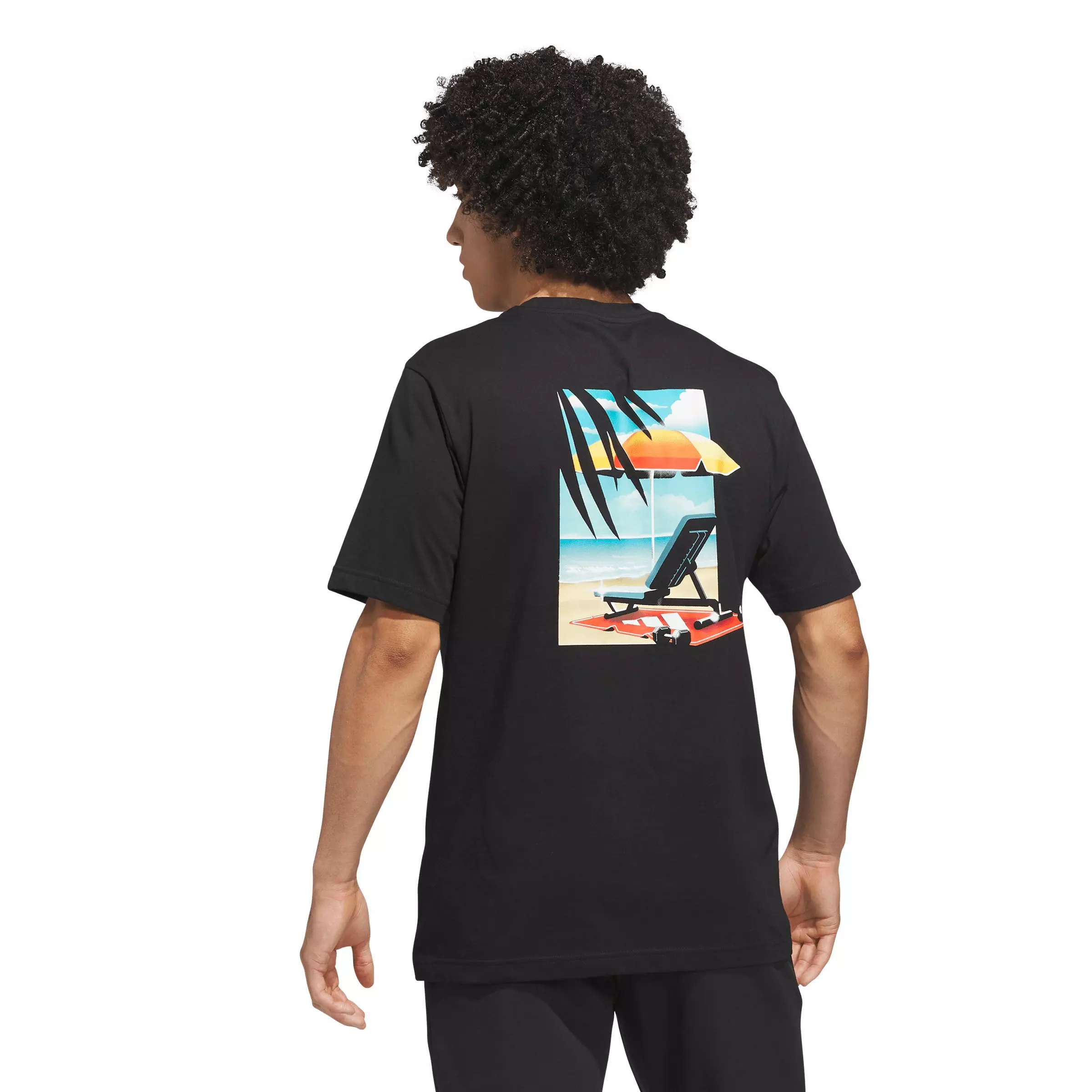 adidas Men's Everyday Getaway Graphic T-shirt - Black - BLACK
