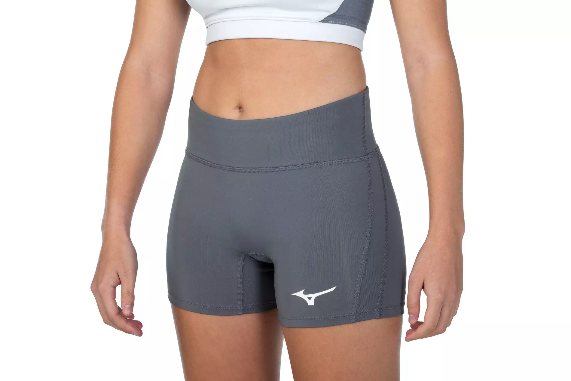Mizuno Elevated 4” Women's Volleyball Shorts - GREY