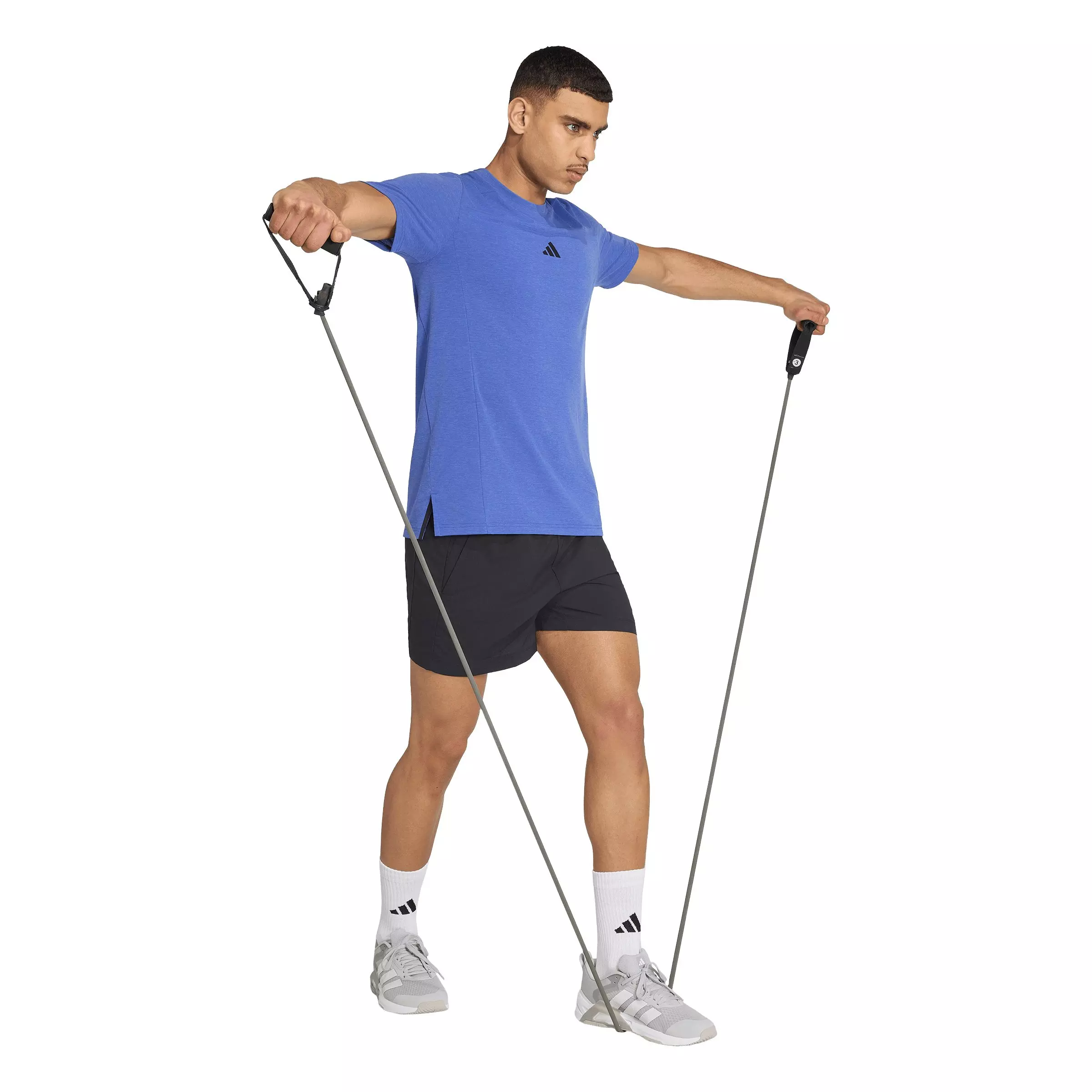 adidas Men's Designed for Training Workout T-Shirt - Blue - BLUE