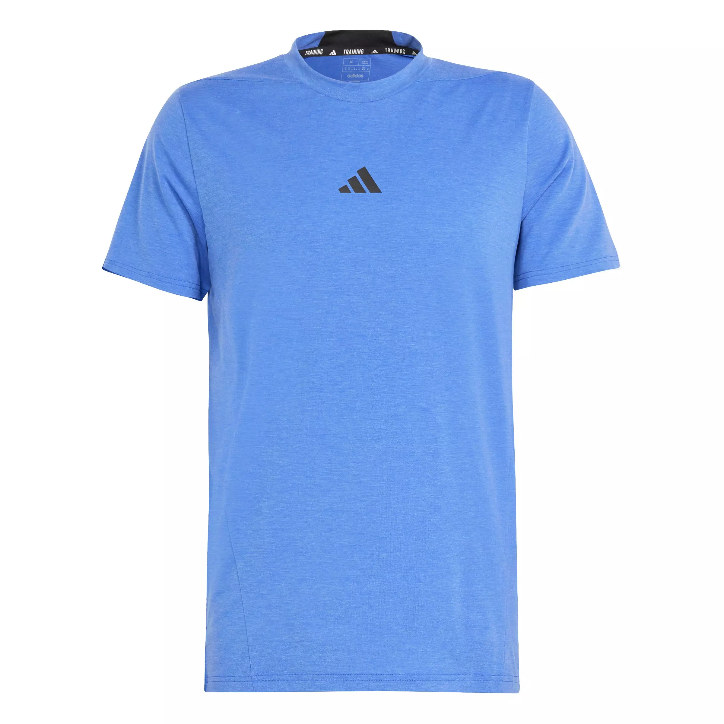 adidas Men's Designed for Training Workout T-Shirt - Lucid Blue - LUCID BLUE