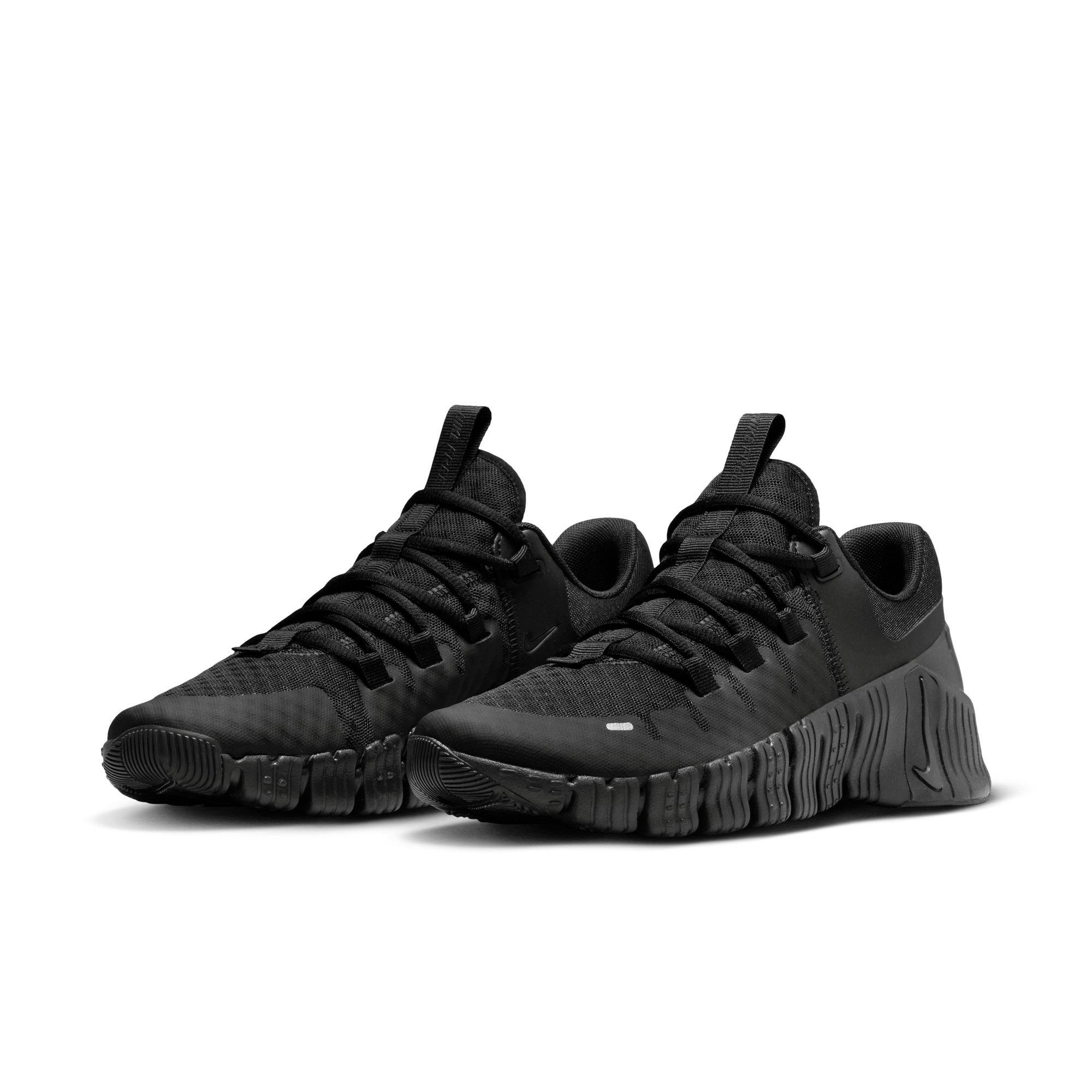 Nike free 5.0 women's shop training shoes - black/anthracite/black