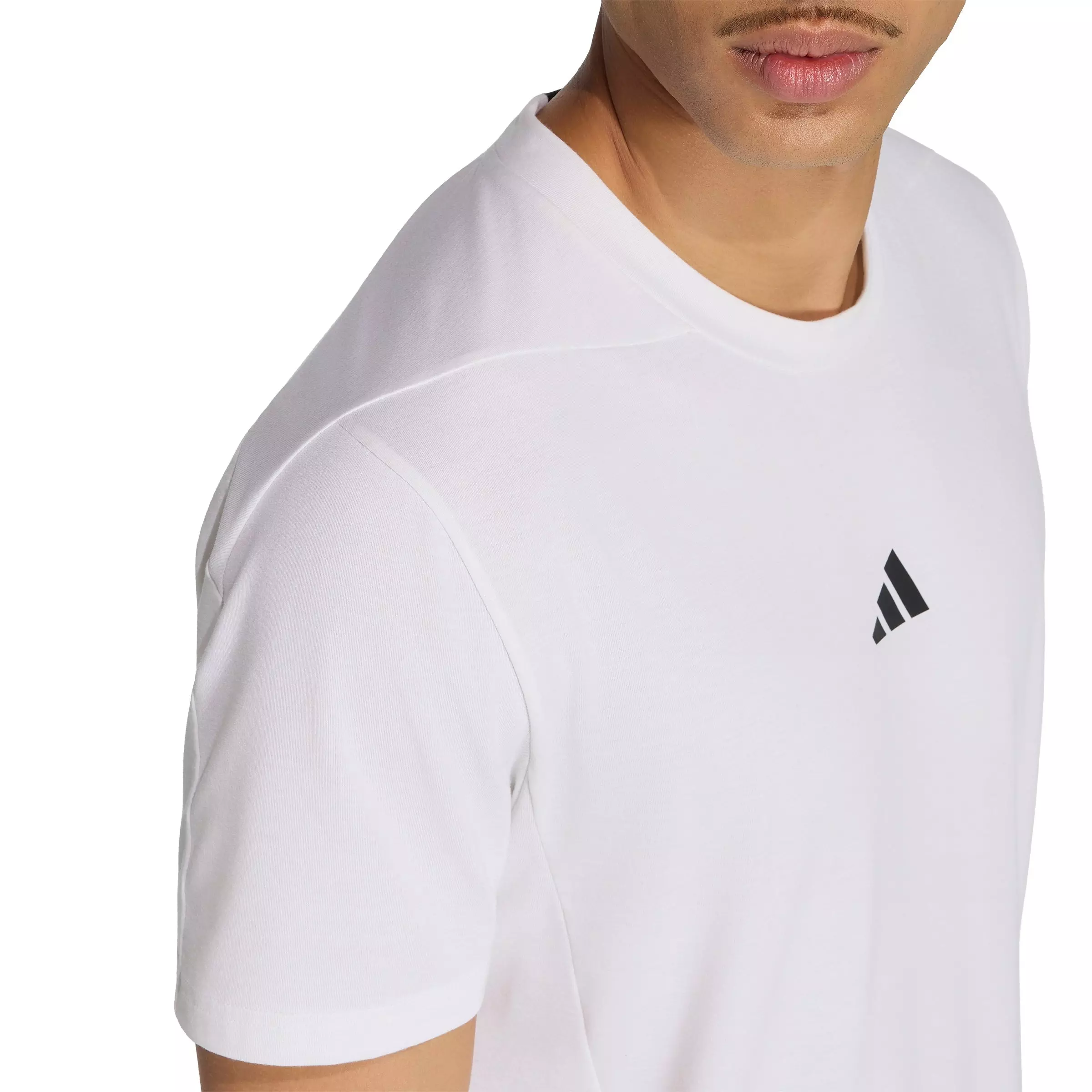 adidas Men's Designed for Training Workout T-Shirt - White - WHITE