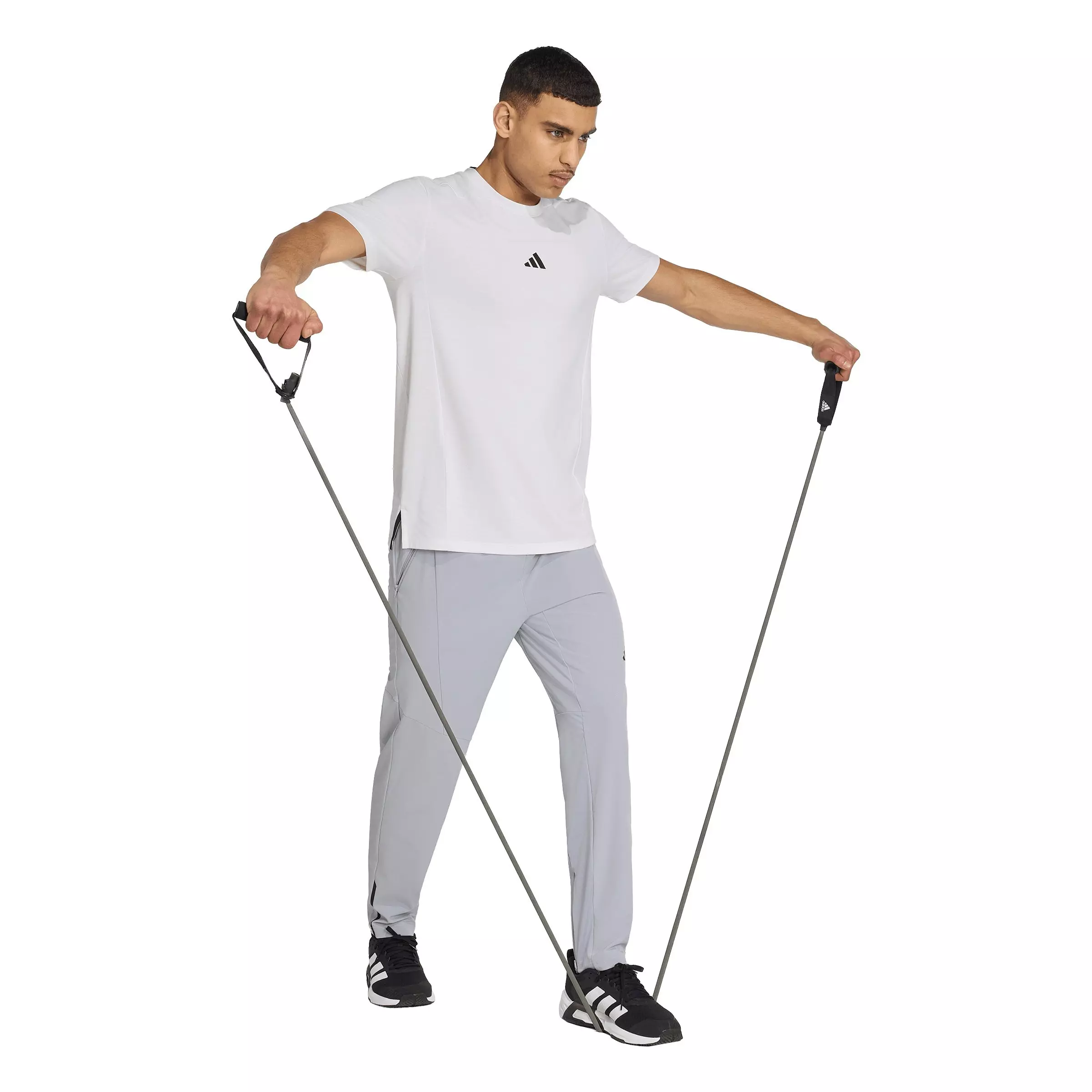 adidas Men's Designed for Training Workout T-Shirt - White - WHITE