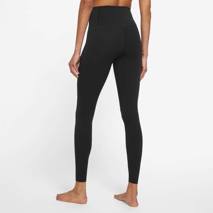 Nike Women's Dri-FIT Gentle-Support High-Waisted Leggings - BLACK Thumbnail View 2