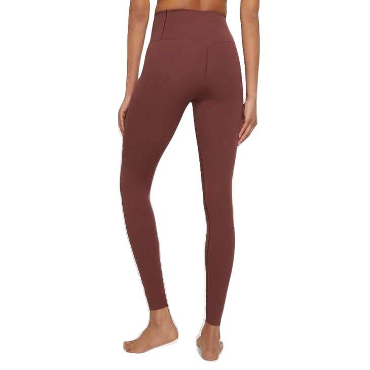 Nike Women's Dri-FIT Gentle-Support High-Waisted Leggings - BROWN Thumbnail View 2