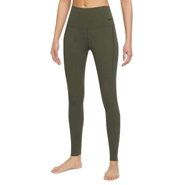 Nike Women's Dri-FIT Gentle-Support High-Waisted Leggings - KHAKI Thumbnail View 1
