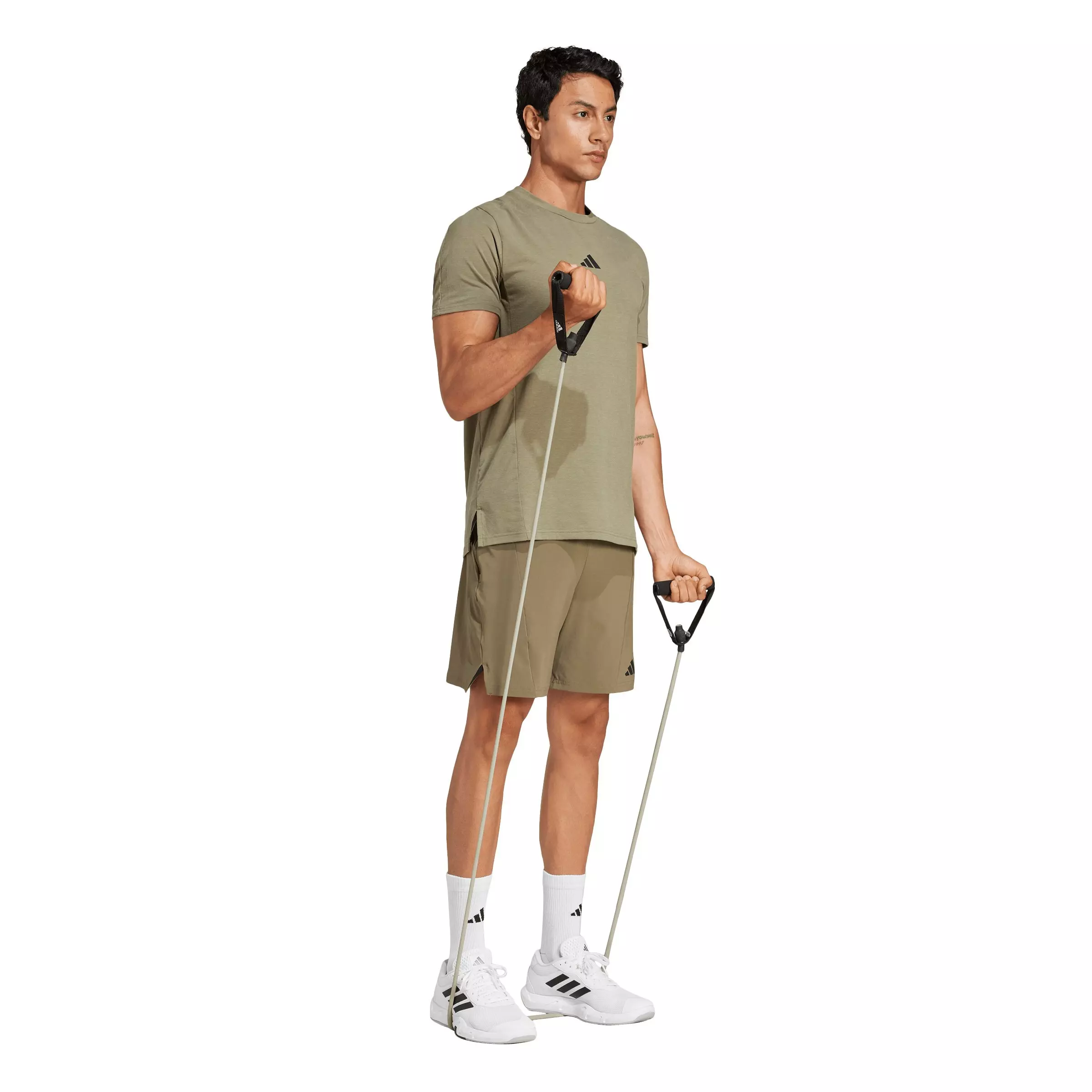 adidas Men's Designed for Training Workout T-Shirt - Olive - OLIVE