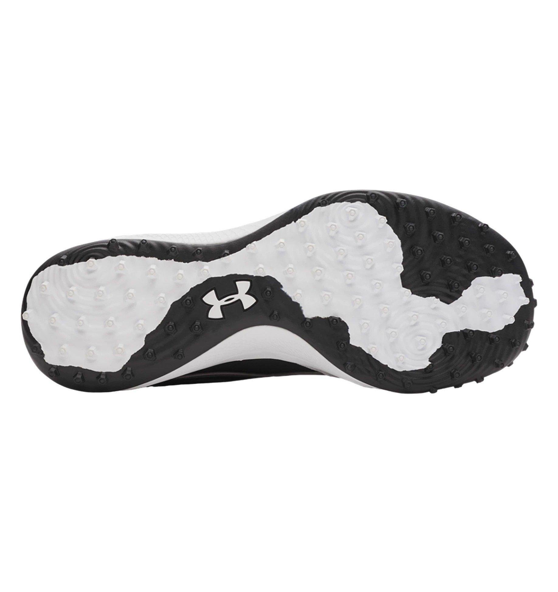 Under Armour Yard Icon Turf "Black/White" Men's Baseball Shoe - BLACK/WHITE Thumbnail View 5