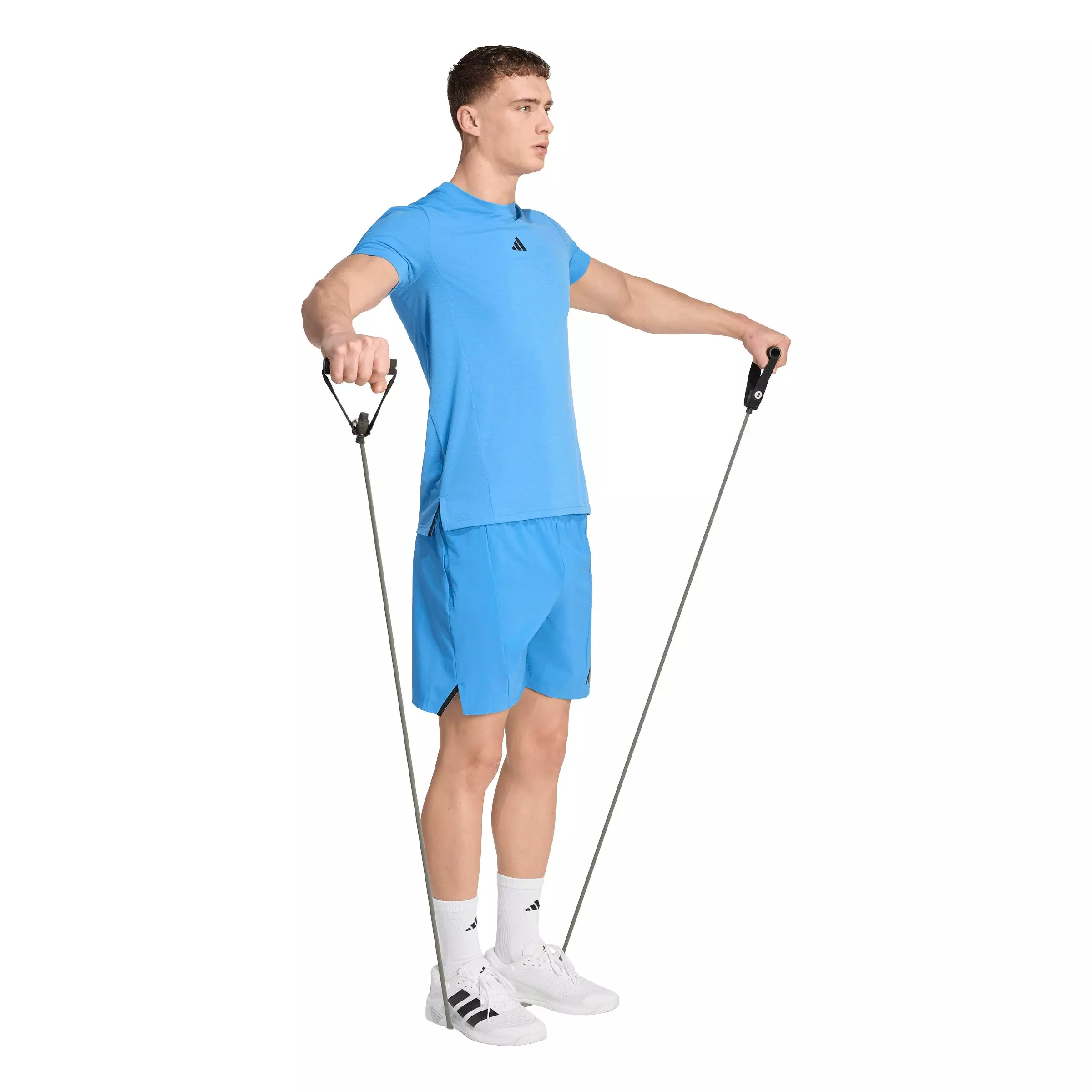 adidas Men's Designed for Training Workout T-Shirt - Blue - BLUE