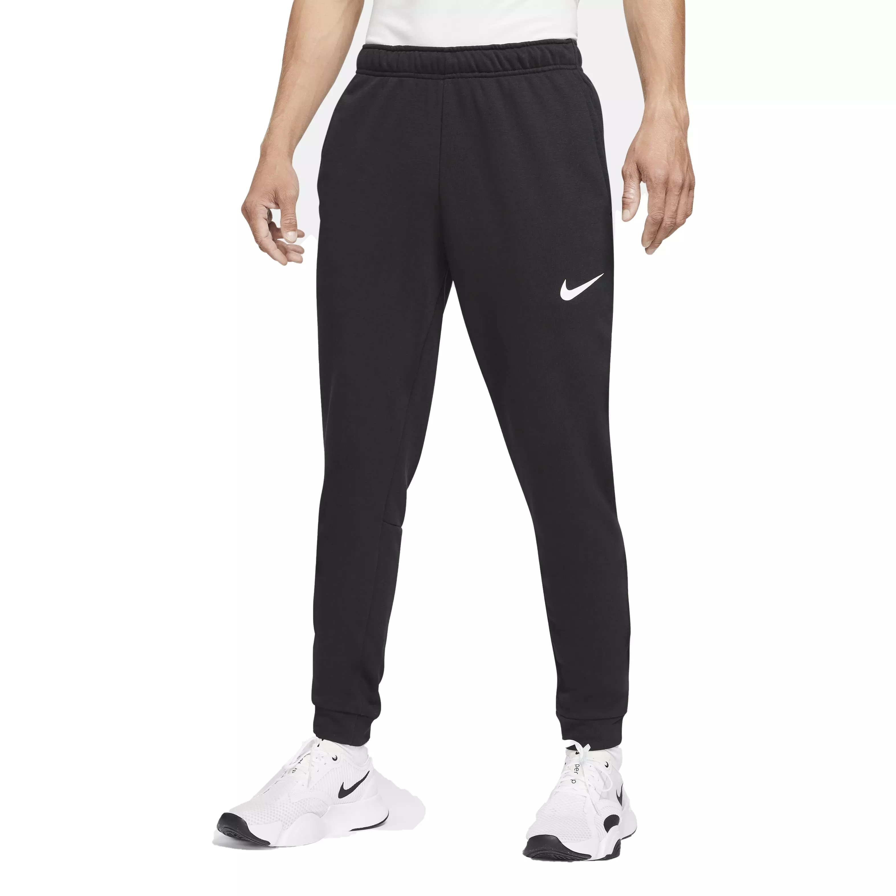 Nike Men's Dri-FIT Tapered Fleece Pants - BLACK